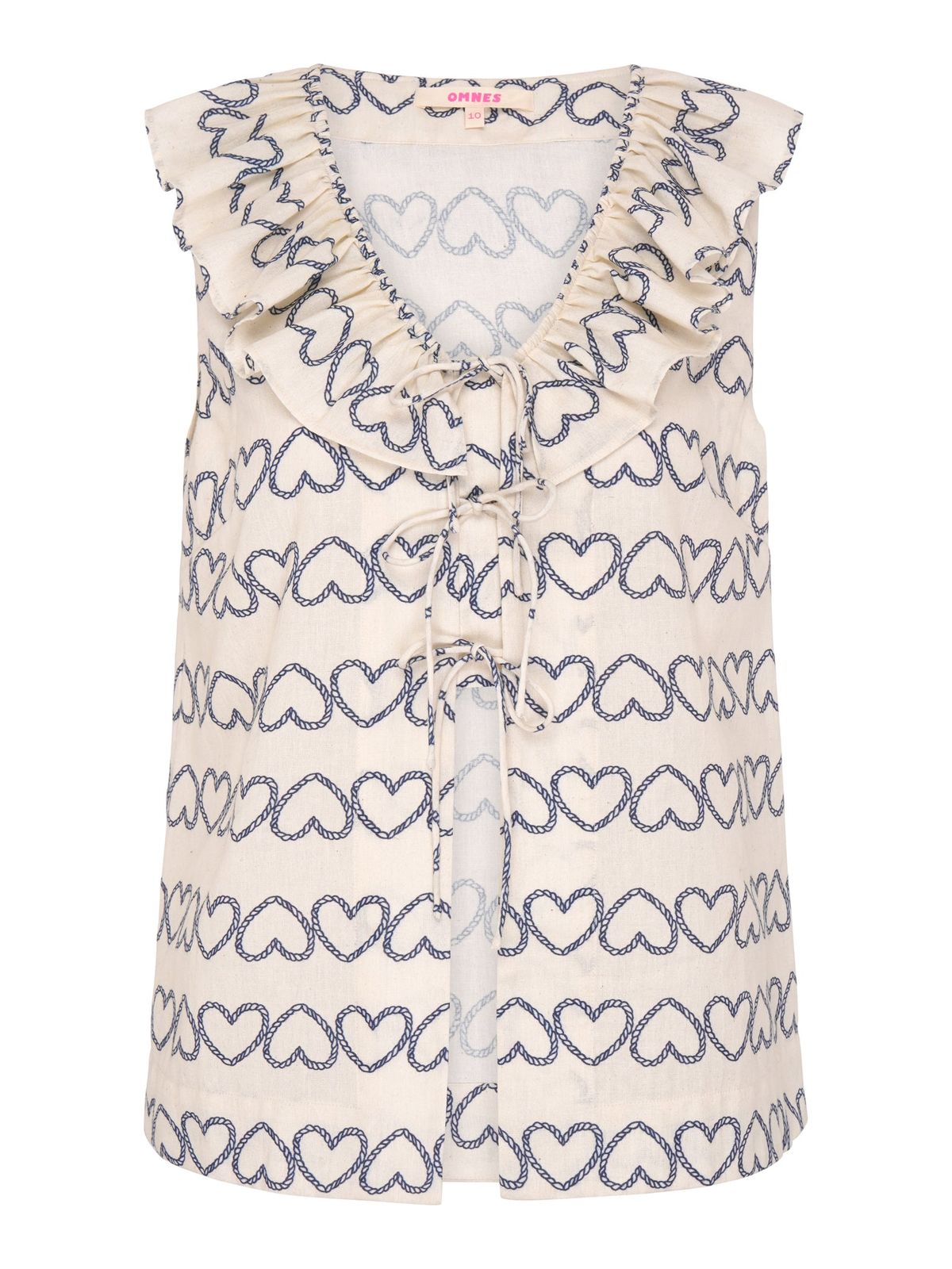 Rachael Heart Print Top