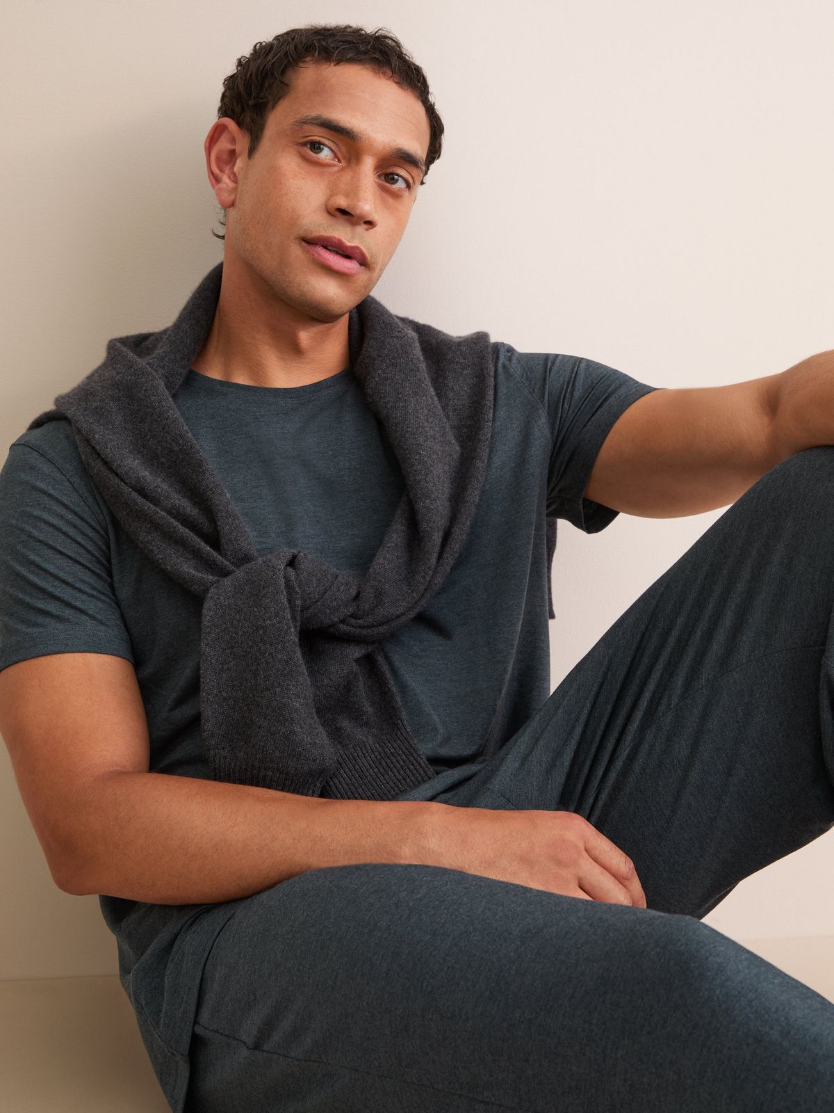 Marlowe Micro Modal T-Shirt Anthracite Grey