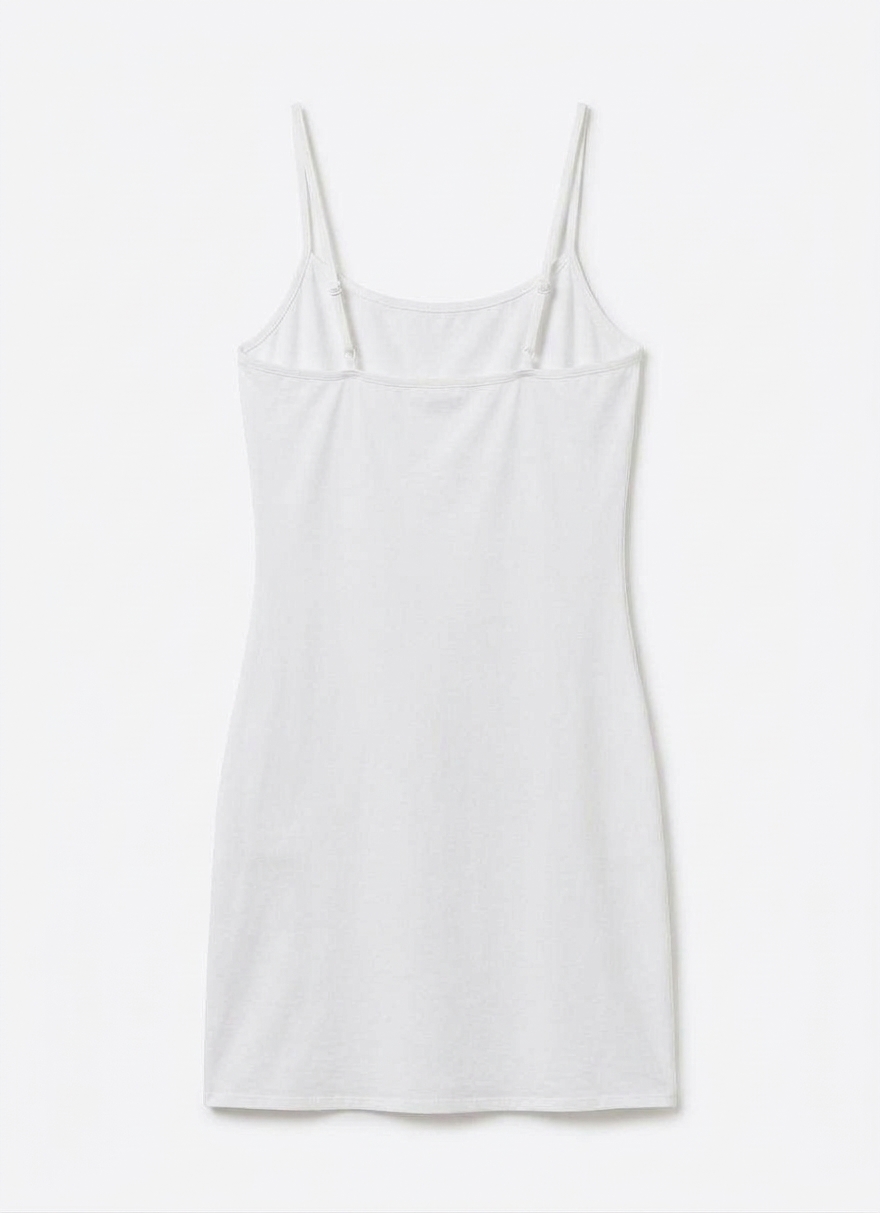 Women's Cotton Slip In White
