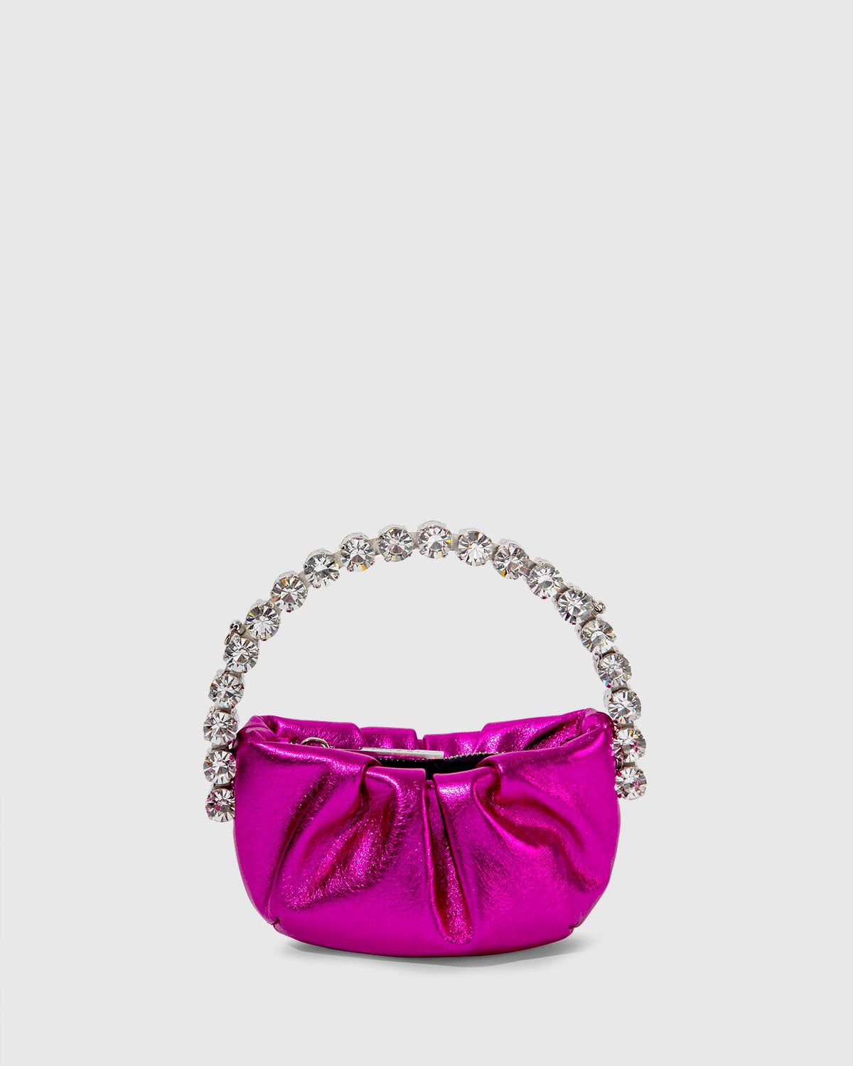 Fuchsia Micro Eternity Clutch