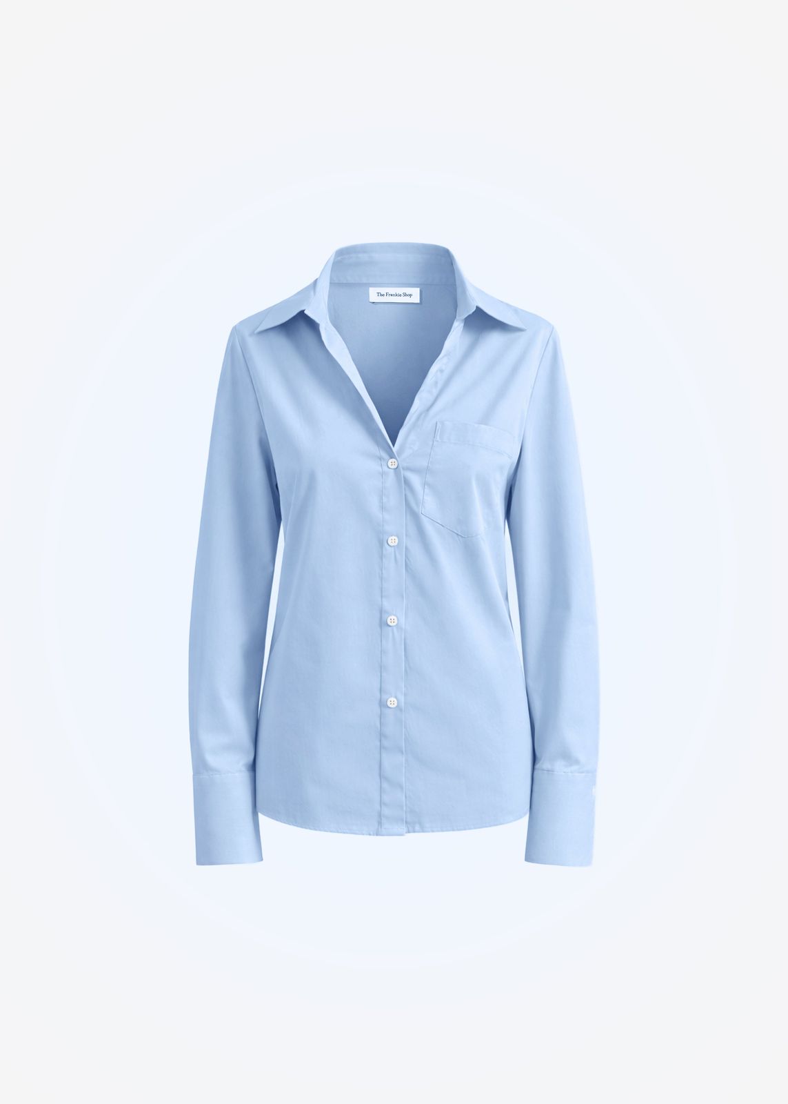 Tiona Fitted Shirt - Light Blue