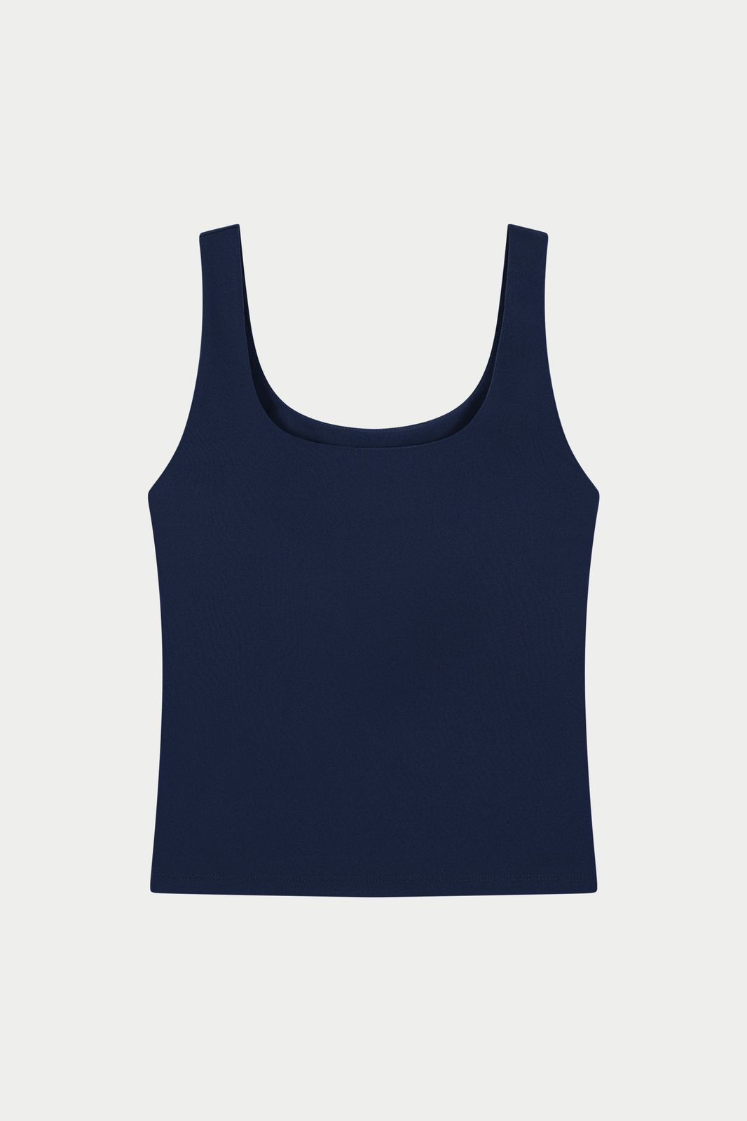 SCULPTING STRETCH SCOOP NECK SPORTS TOP - DARK NAVY