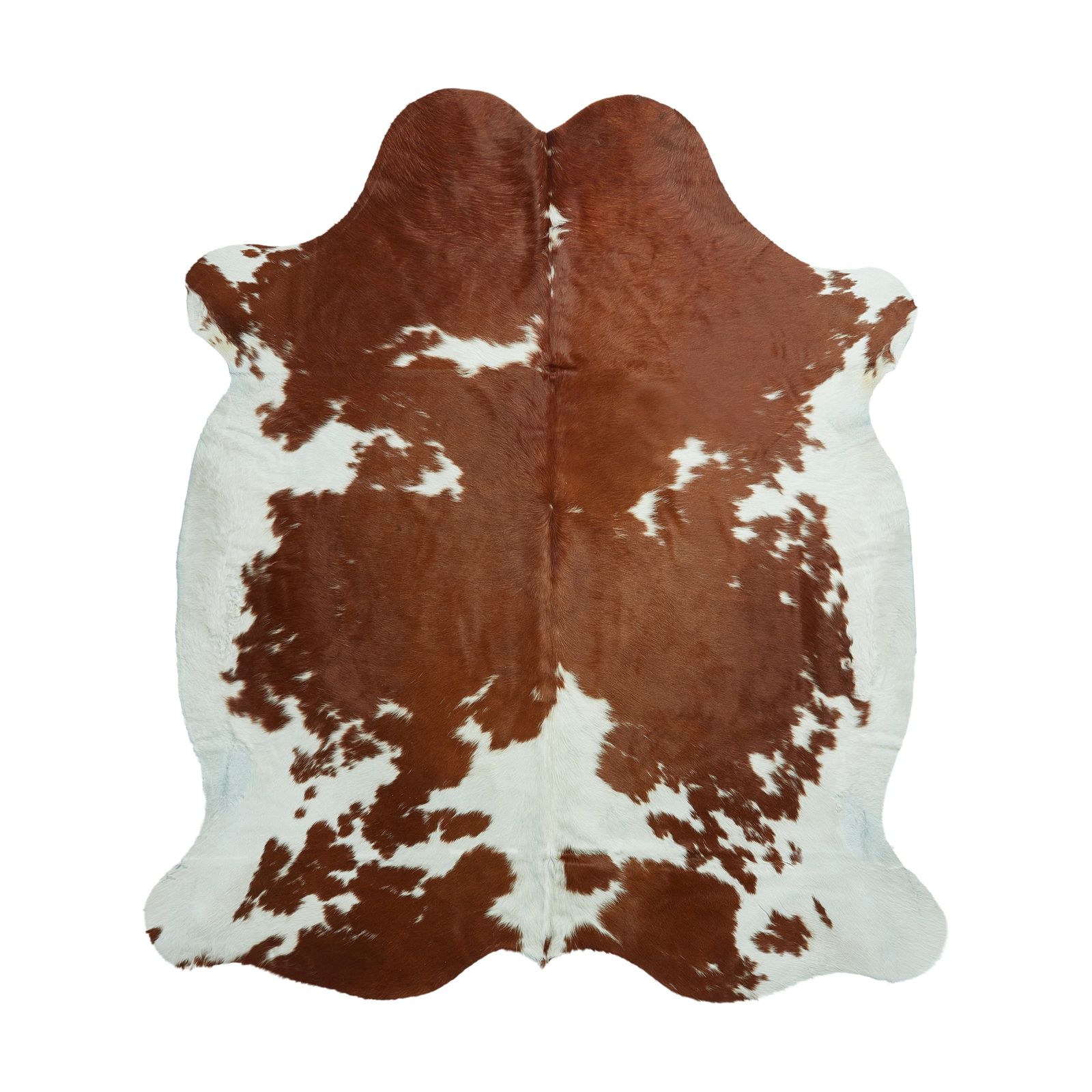 Cowhide Rug - Brown & White (210cm x 200cm)
