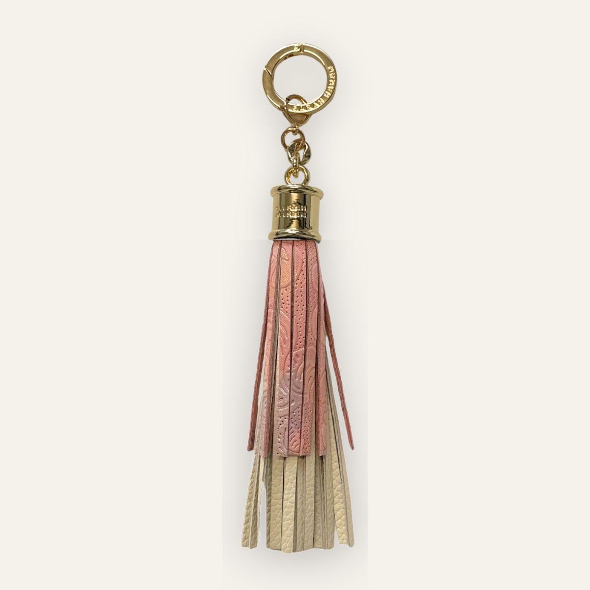 Fringe Charm | Garden of Roses with Gold hardware