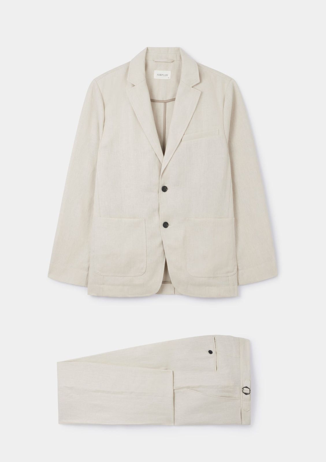 Ivory Linen Suit