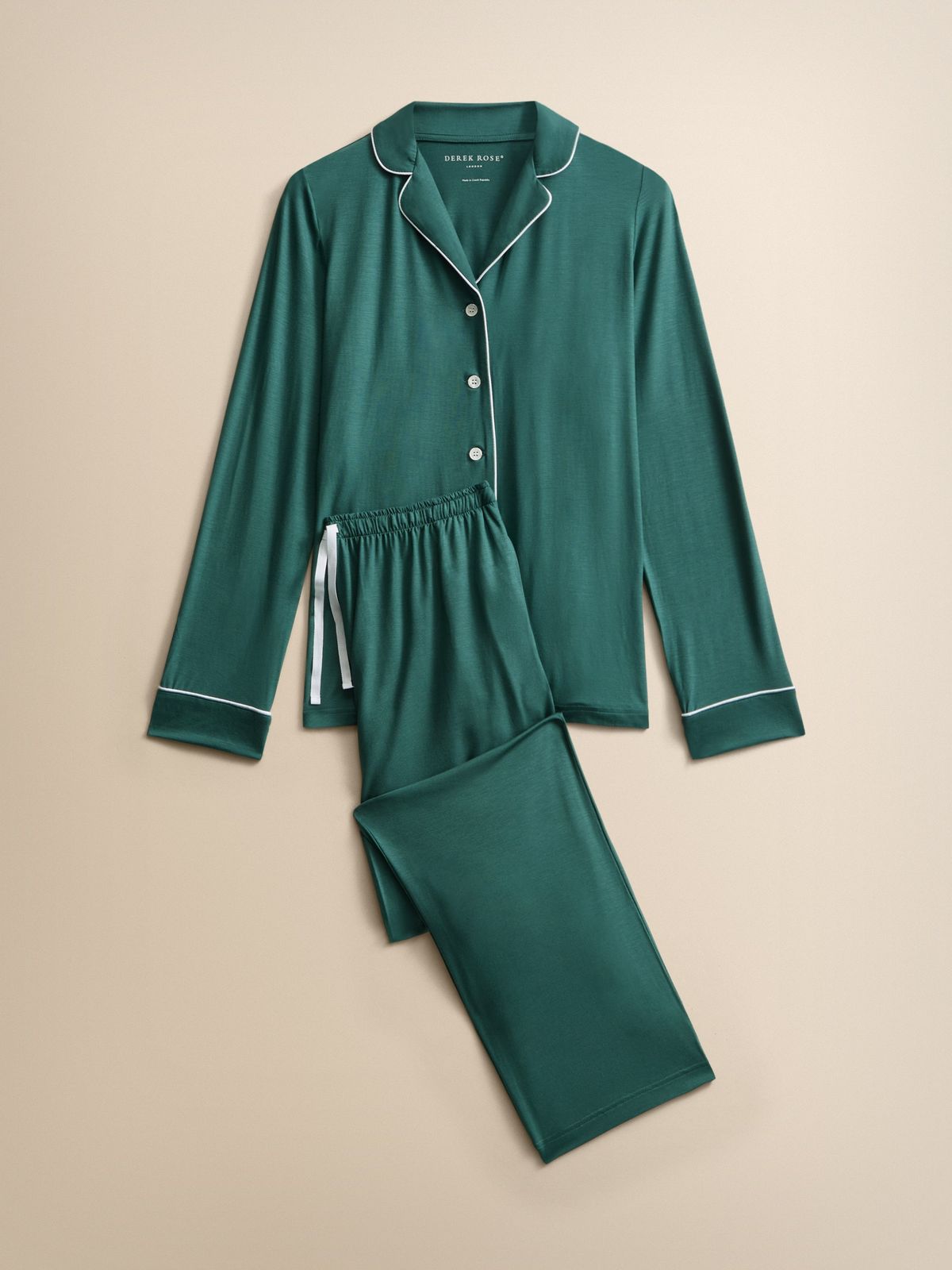 Lara Micro Modal Pyjamas Muted Teal