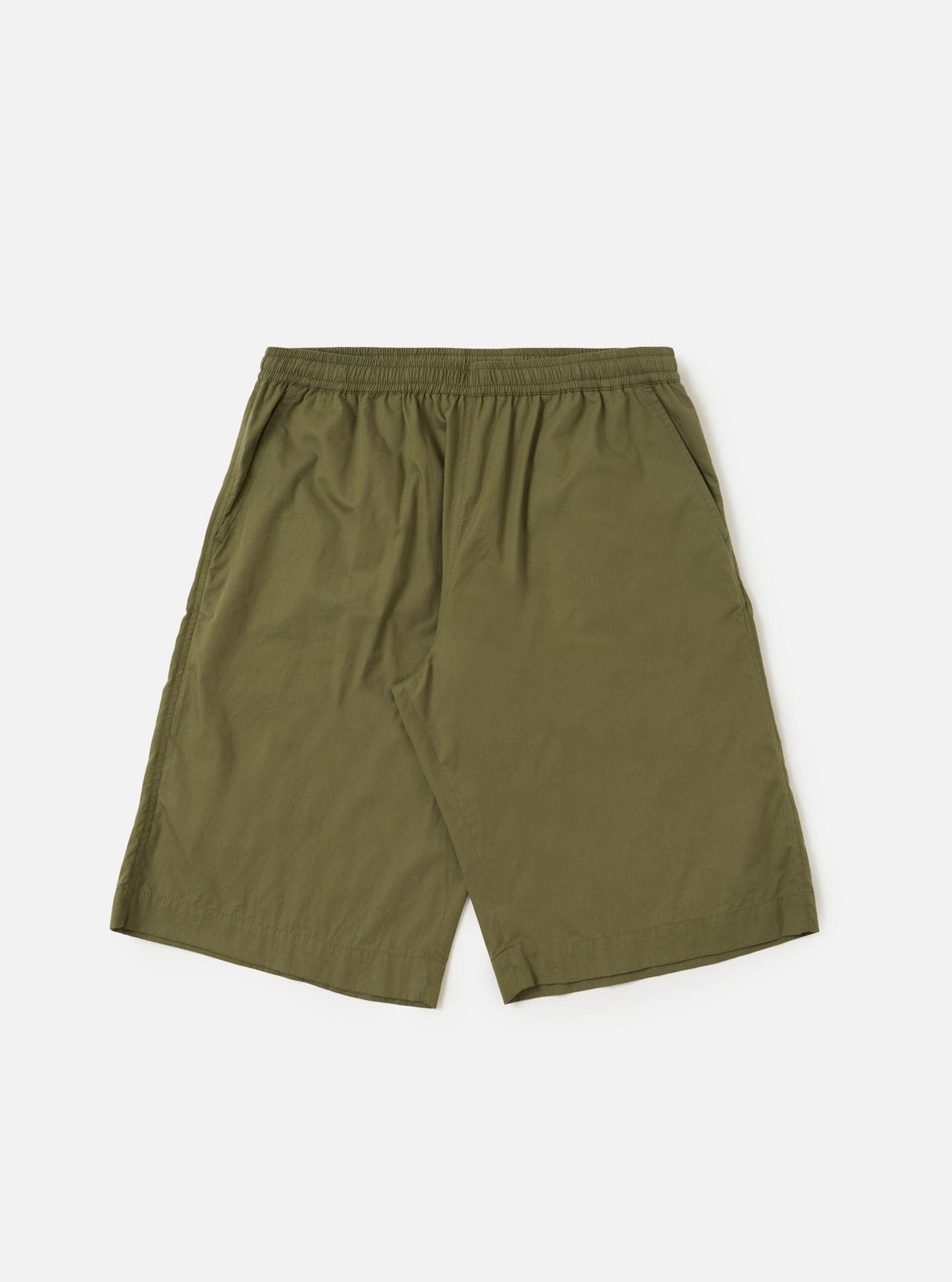 Olive Broadcloth Vacation Short