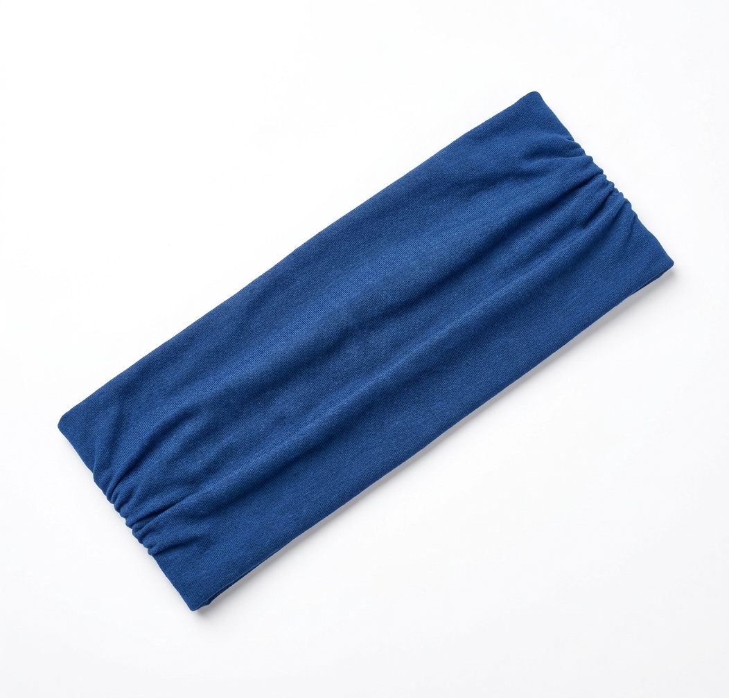 Zara | Cotton Headband - French Navy Blue