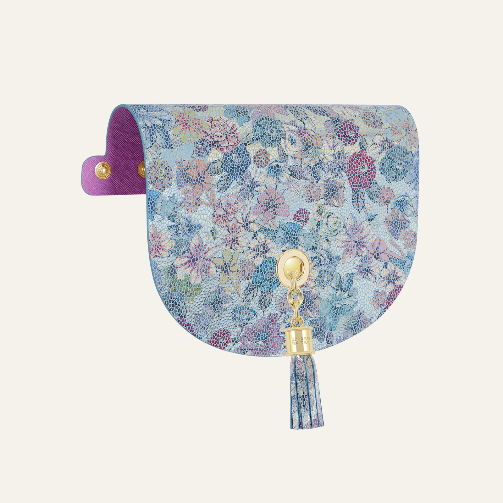 Flap Set Universal | Petal Mosaic with Gold hardware