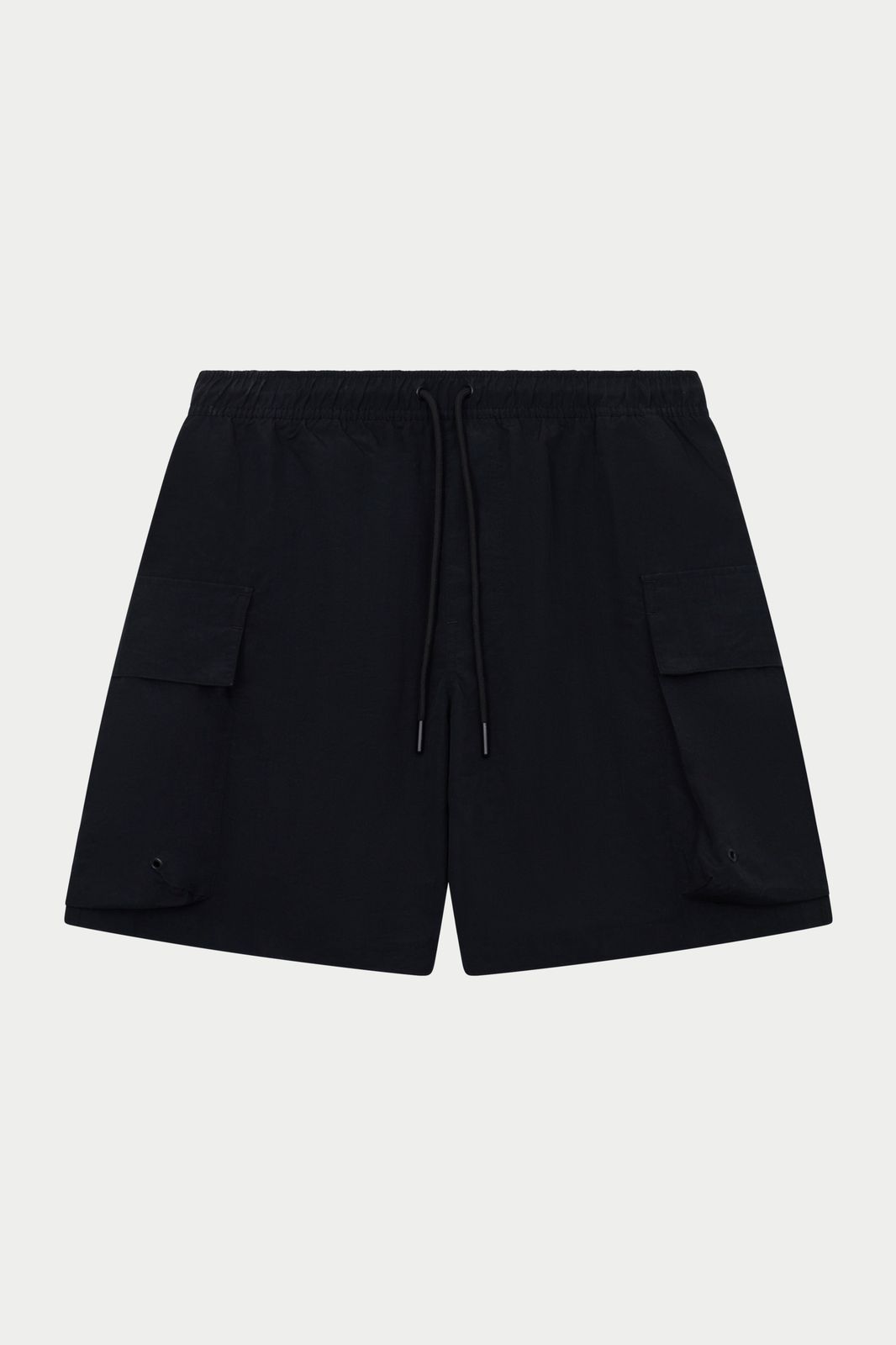 CARGO POCKET SWIM SHORTS - BLACK