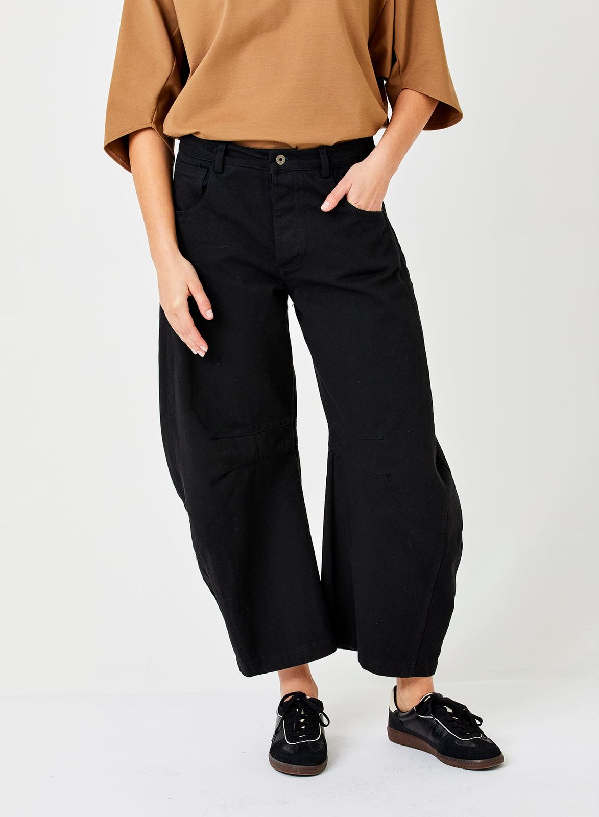 Barcelona Carrot Shape Heavy Cotton Pants