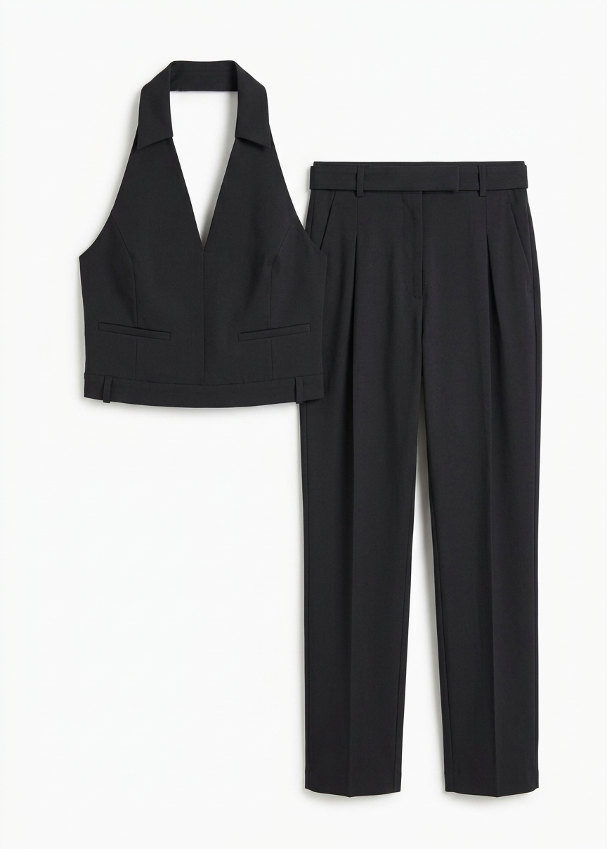 Covert Pleated Pants - Black