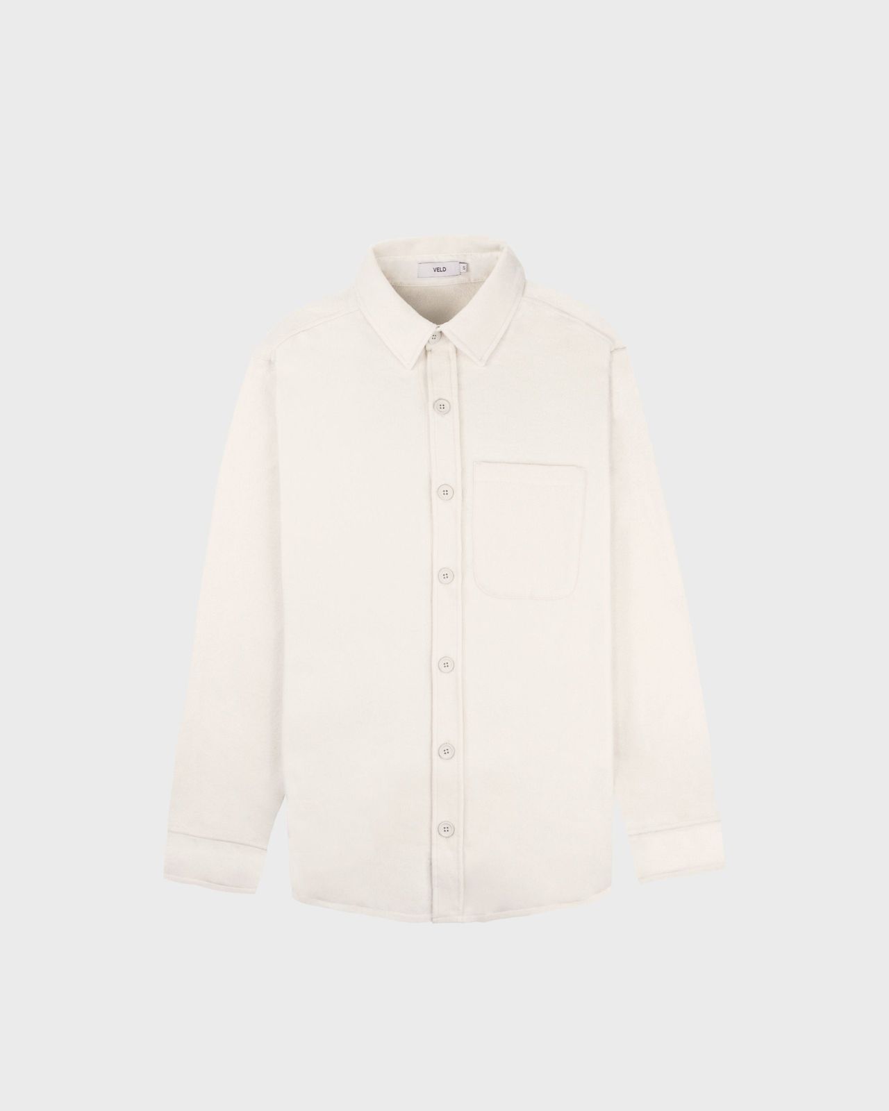 100% Organic Cotton Noord Fleece Overshirt | Natural