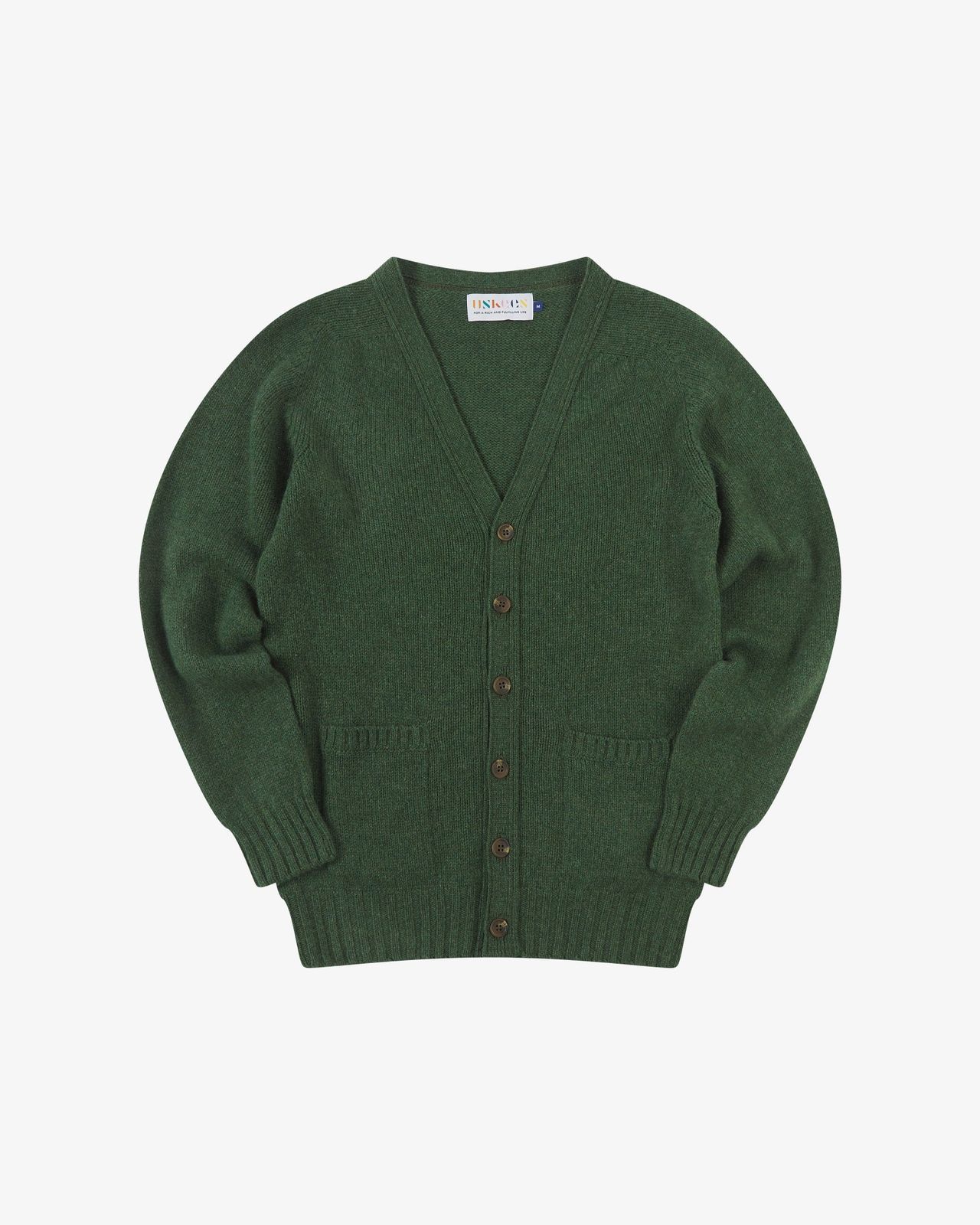 7018 Harris cardigan - moss
