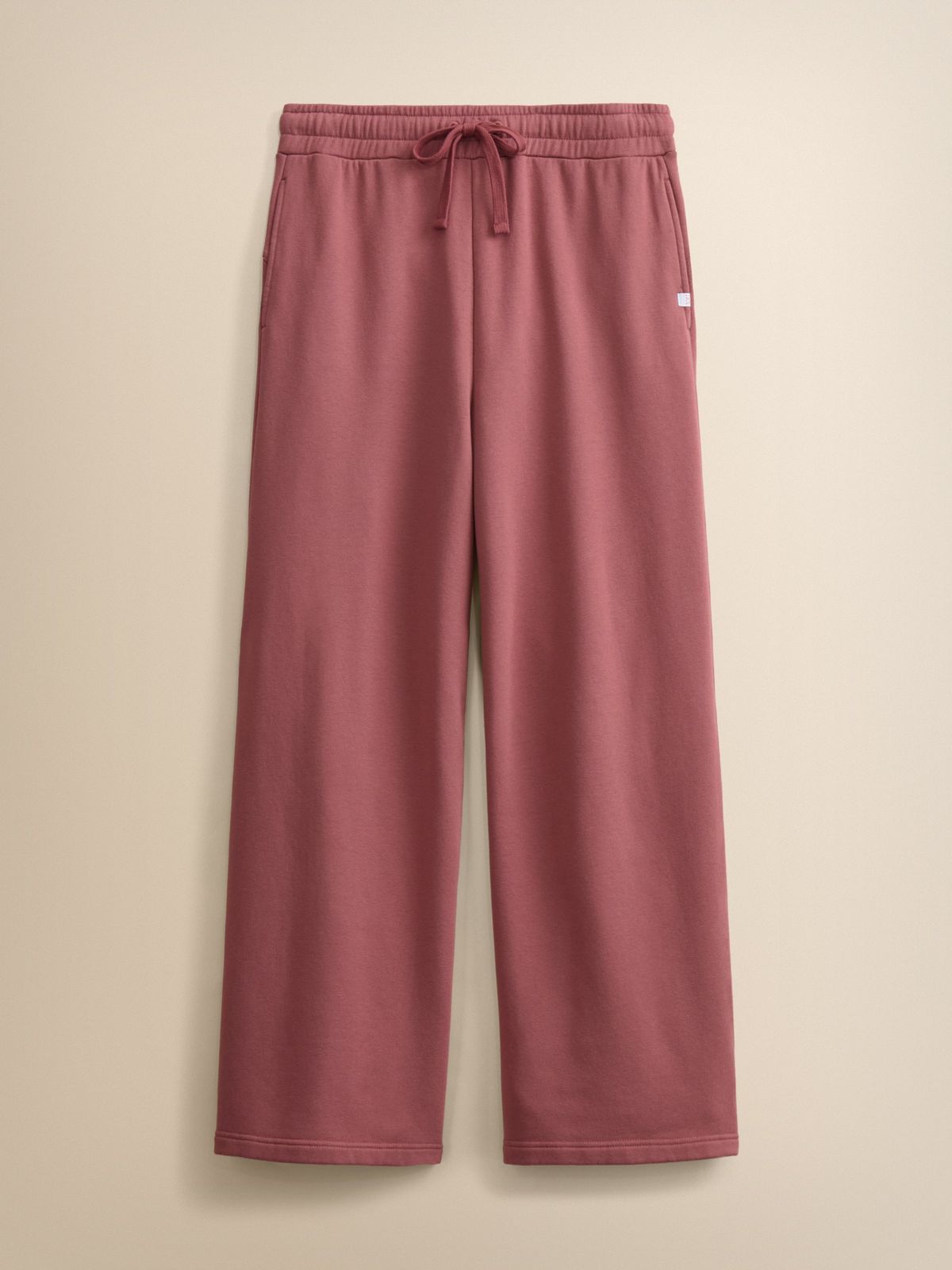 Harley Cotton Modal Wide Leg Sweatpants Dusty Rose