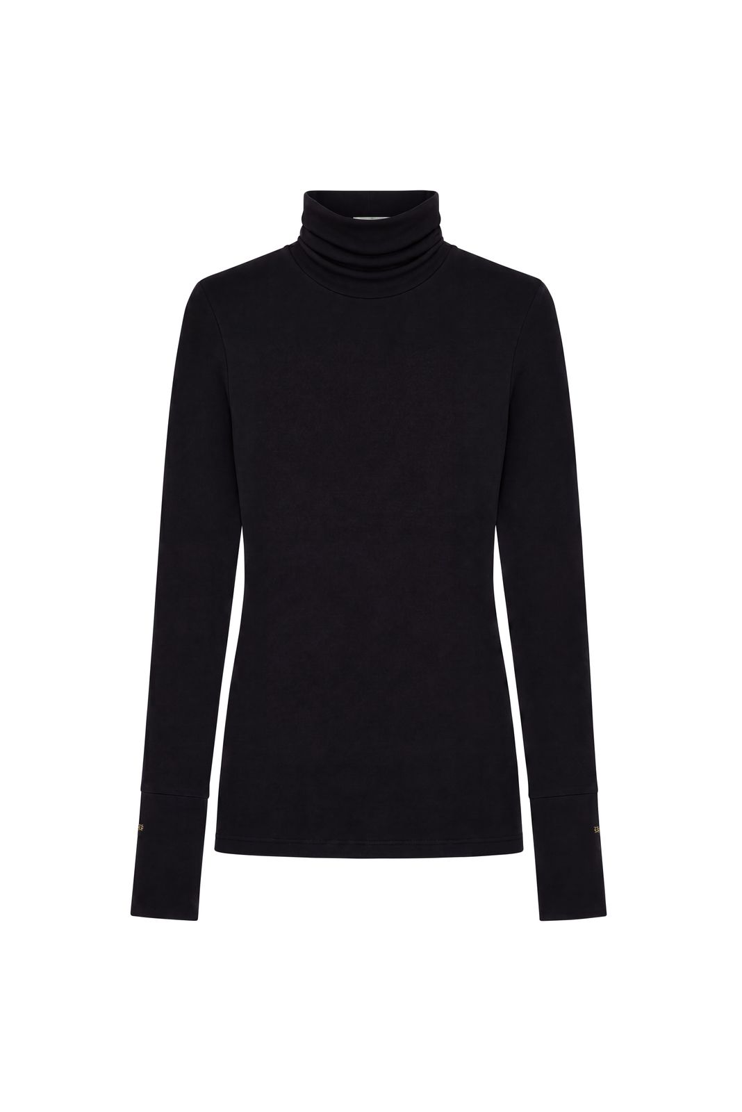 Supersoft Roll Neck Top (black)