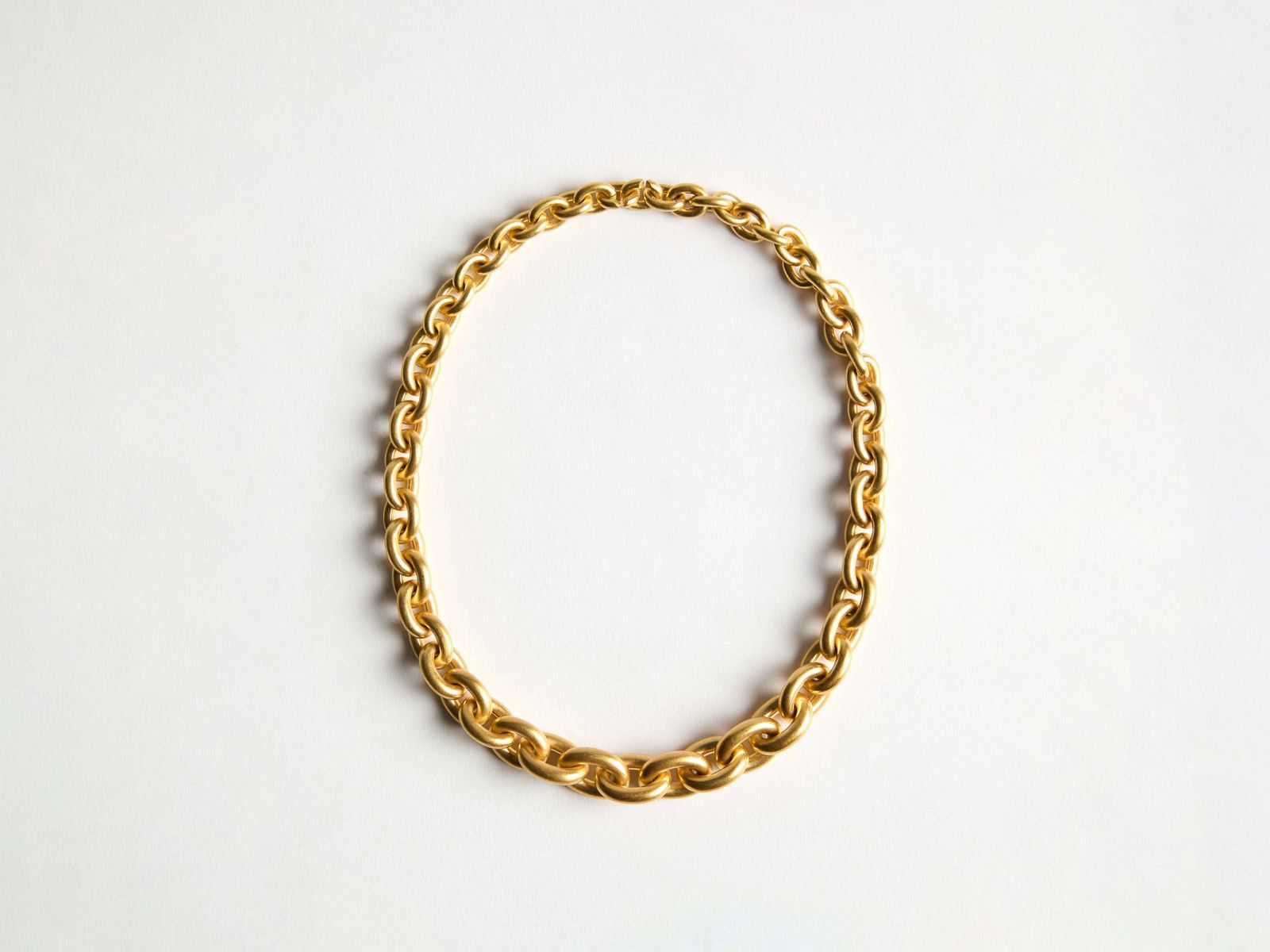 CHAIN-LINK NECKLACE IN 18KT YELLOW GOLD