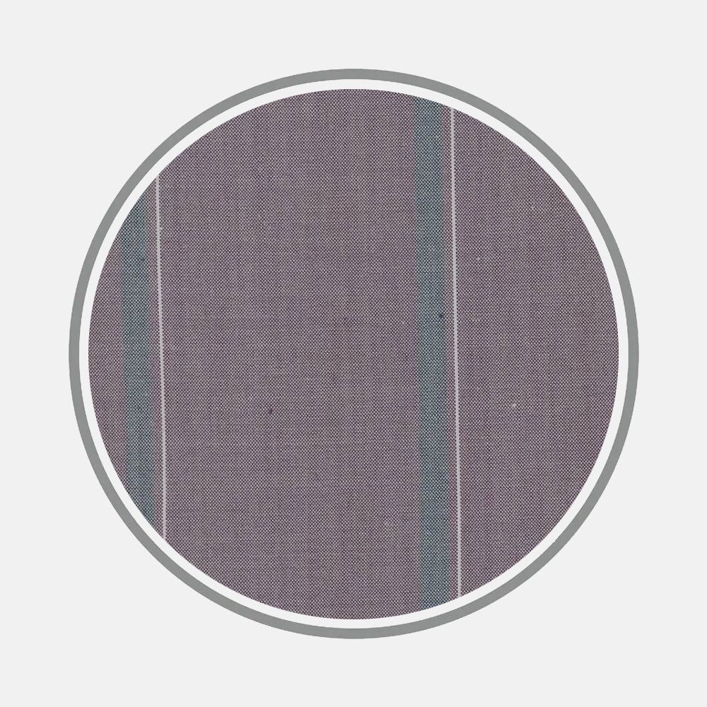Navy and Faded Burgundy Stripe Fabric
