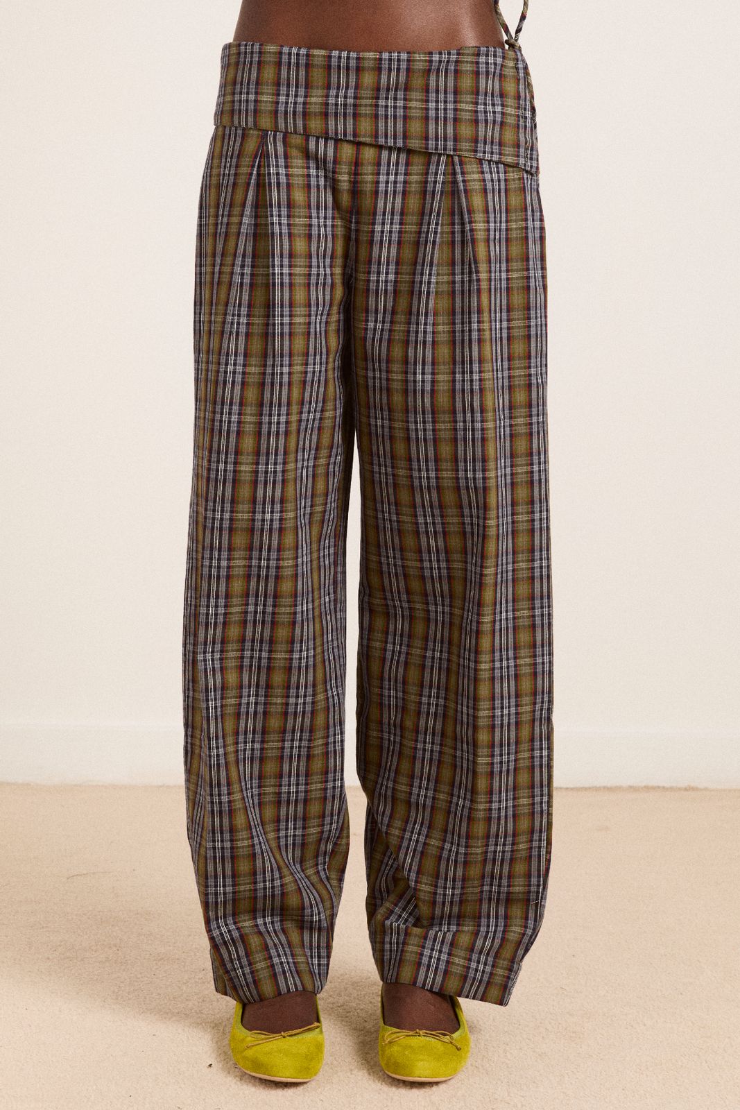 Fia Trousers - Multi Check