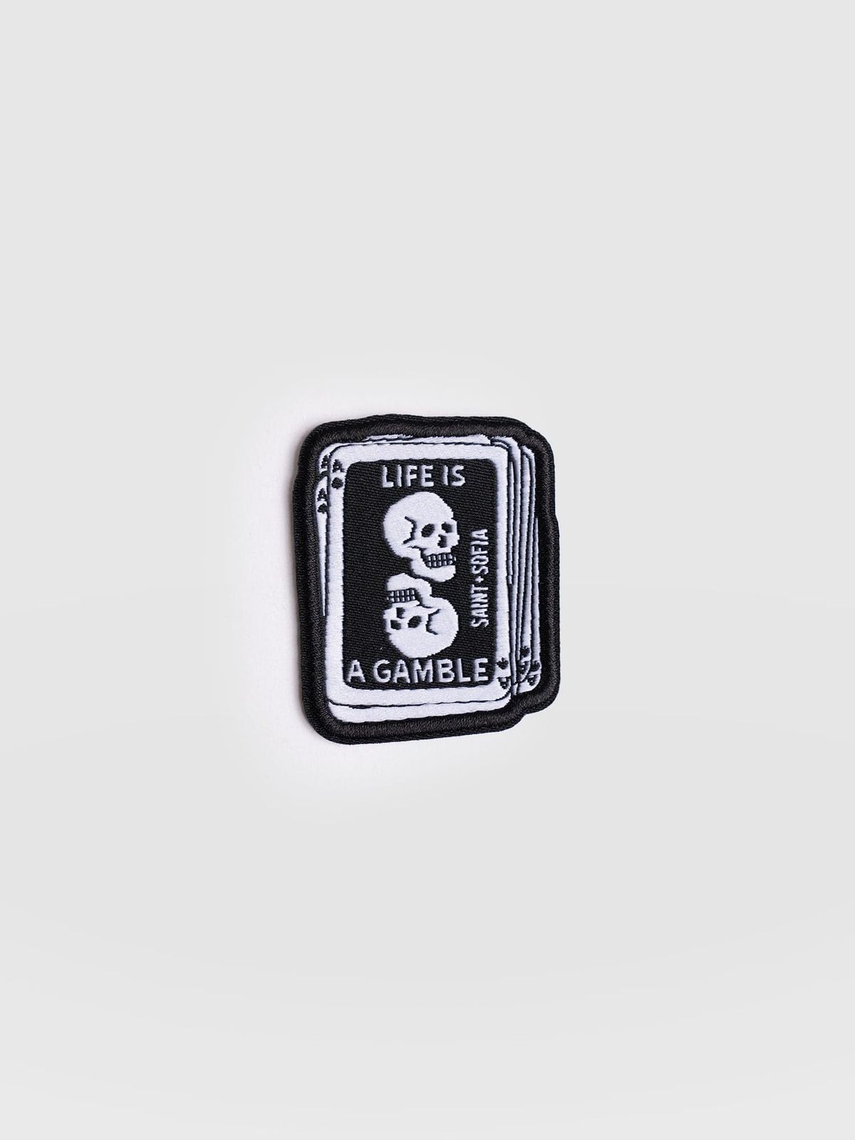 Cards Sticker Badge - Black