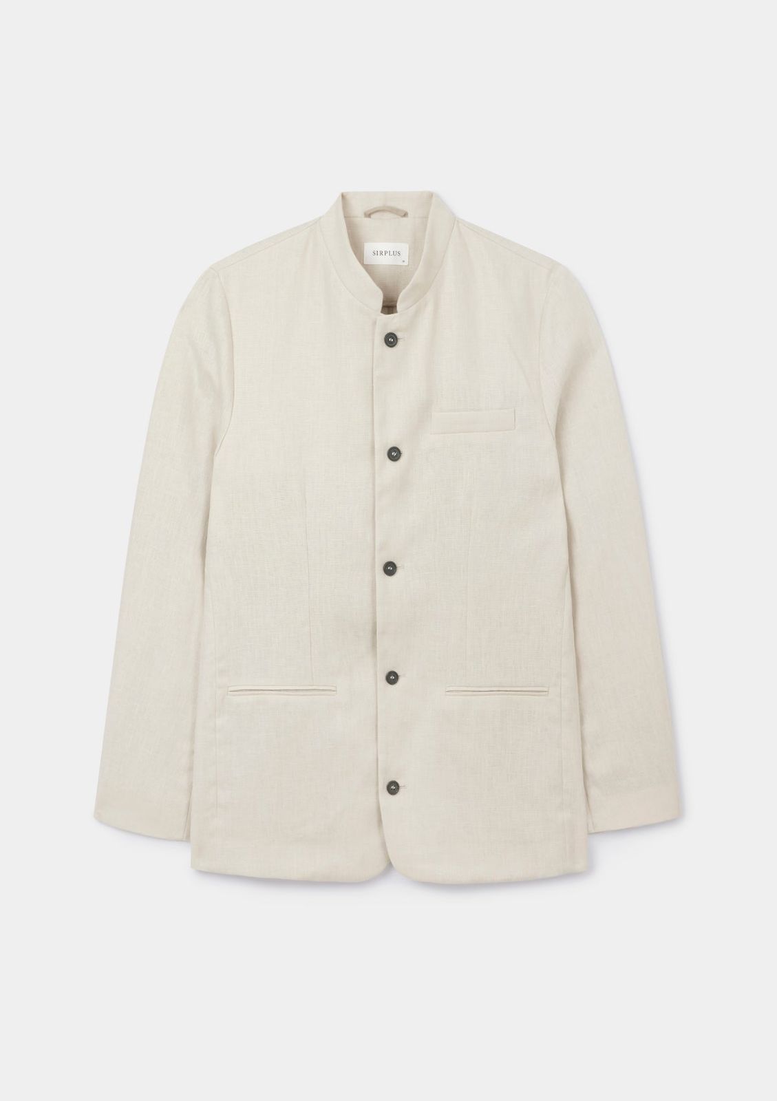 Ivory Linen Nehru Jacket