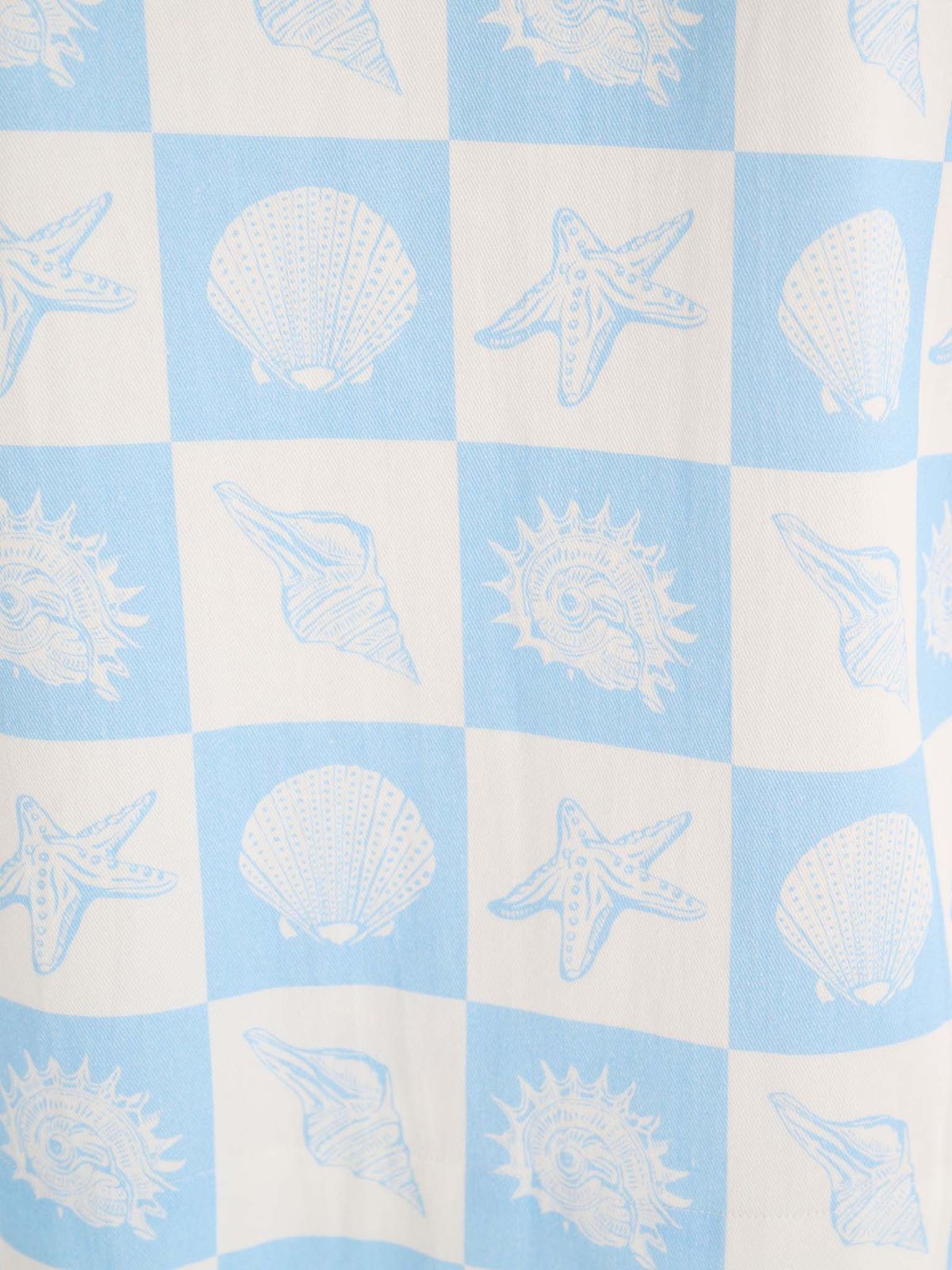 Oaklyn Shirt In Shell Checkerboard Print