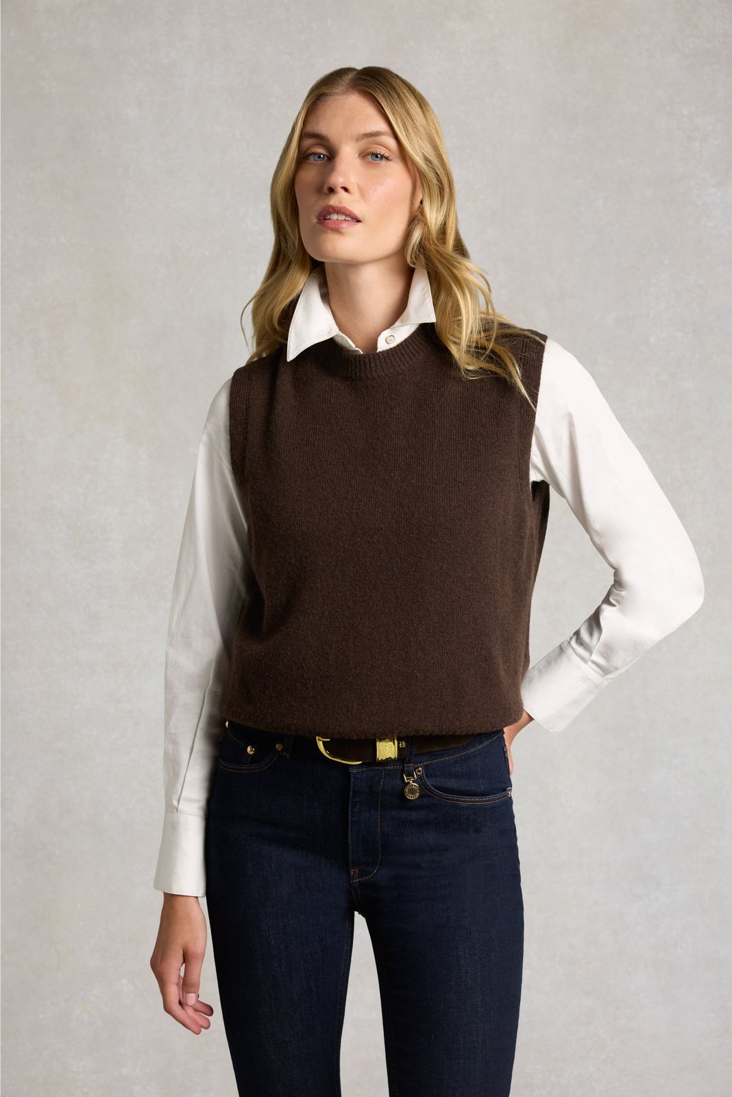 Essential Tank (Chocolate Marl)