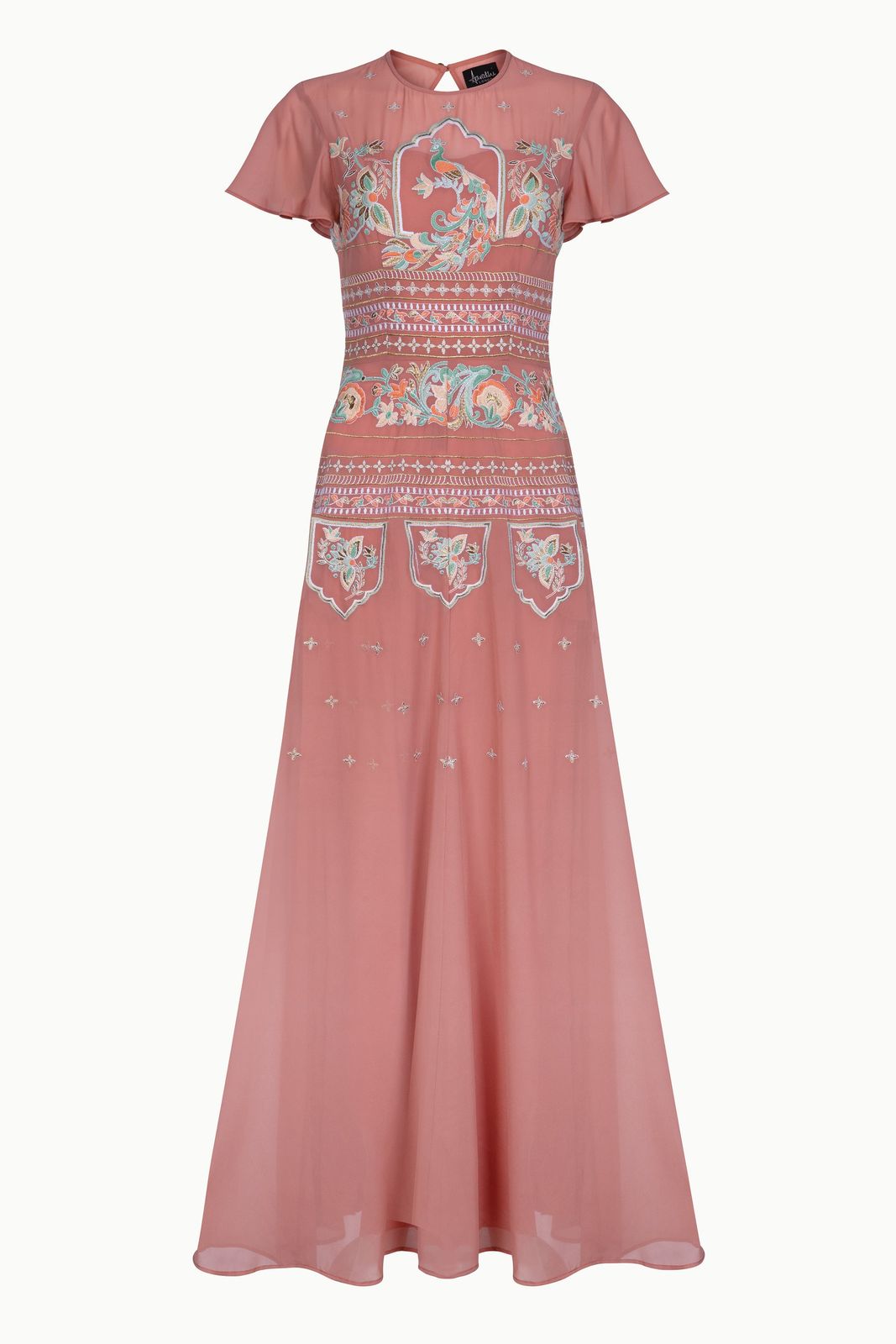Amara Embroidered Maxi Dress