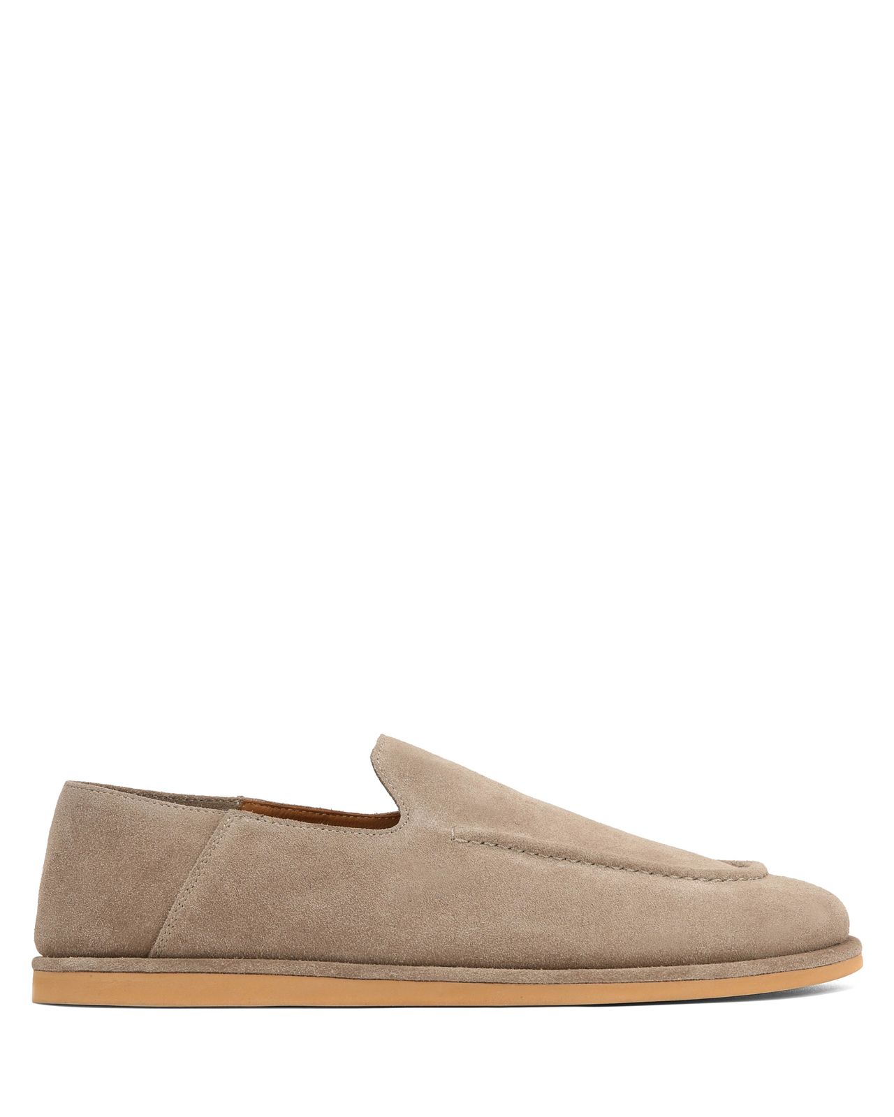 The Rare Mule Taupe Suede
