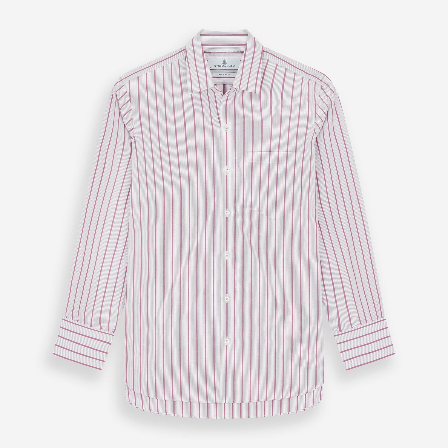 Purple Multi Track Stripe Chelsea Shirt