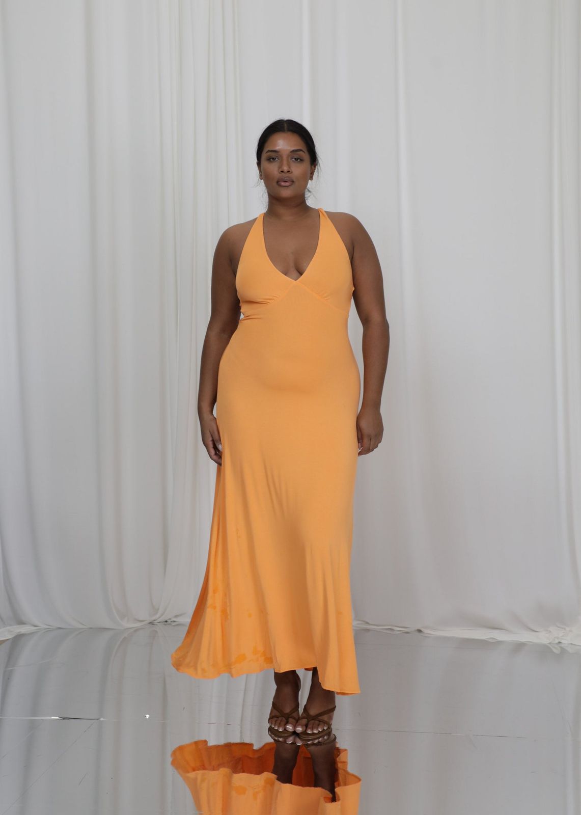 Nova Plunge Maxi Dress