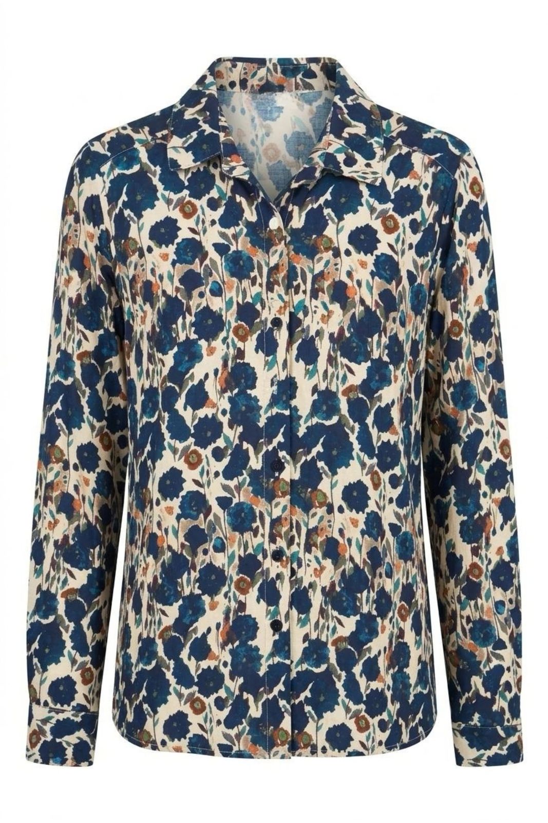 Willow Shirt In Navy Woodland Floral