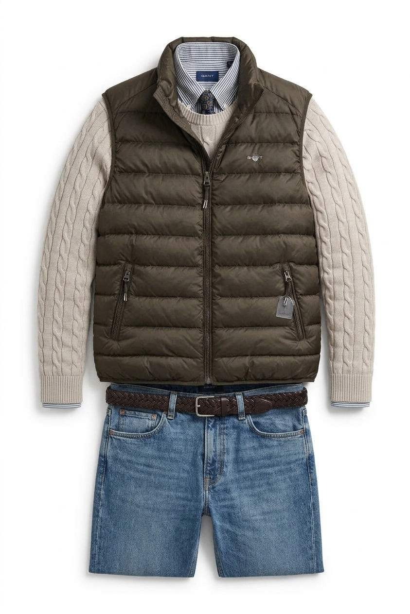 Light Down Vest - Evening Blue