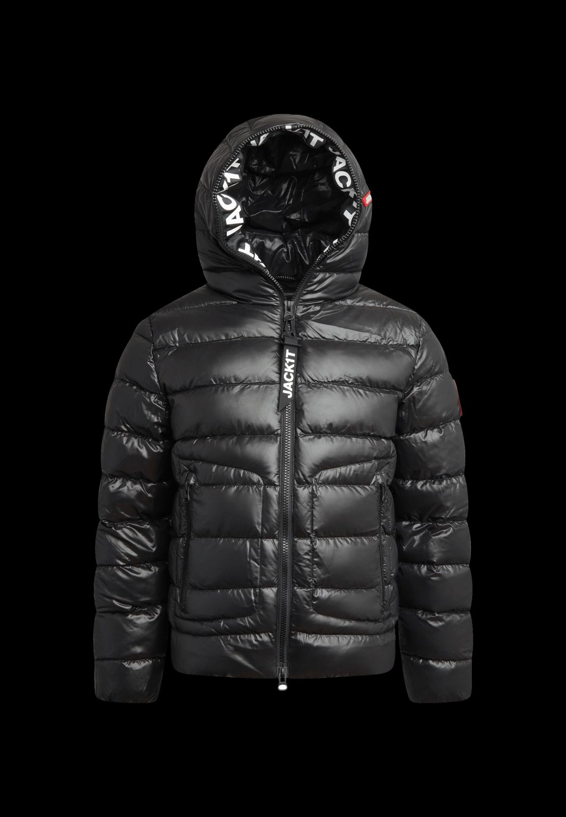 R4d Tramline Puffer Racer Jacket Lux Black