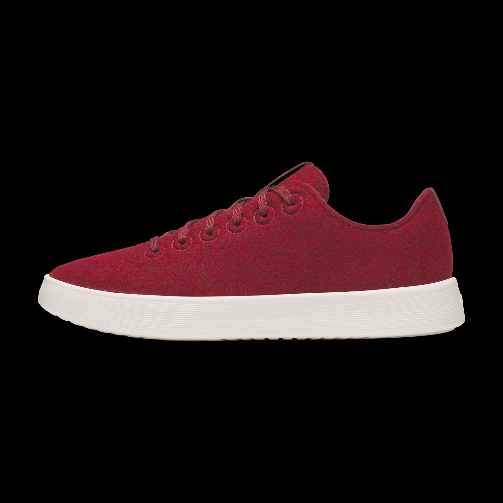 Women's Wool Cruiser - Burgundy (Natural White Sole)