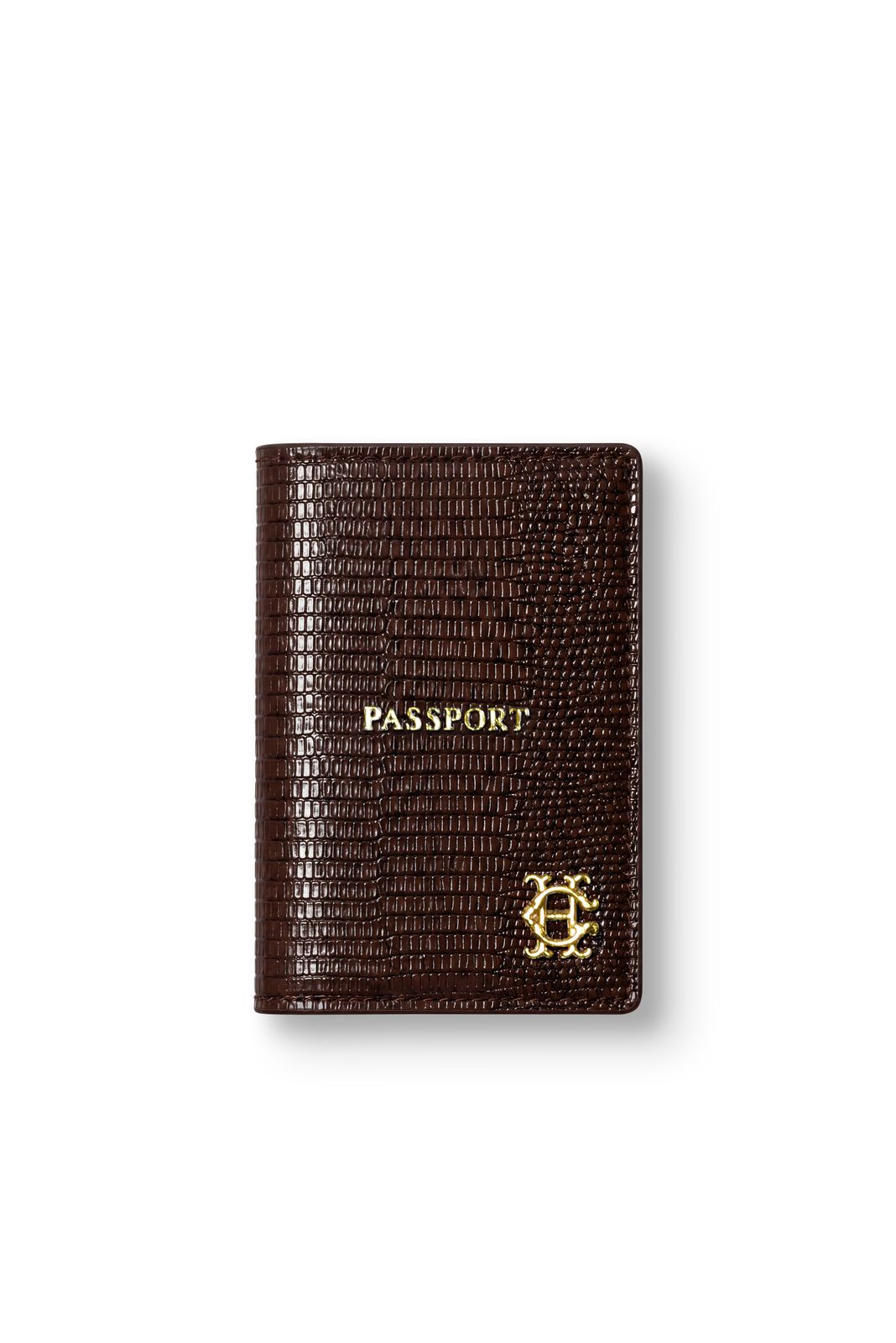 Passport Holder (Chestnut Lizard)