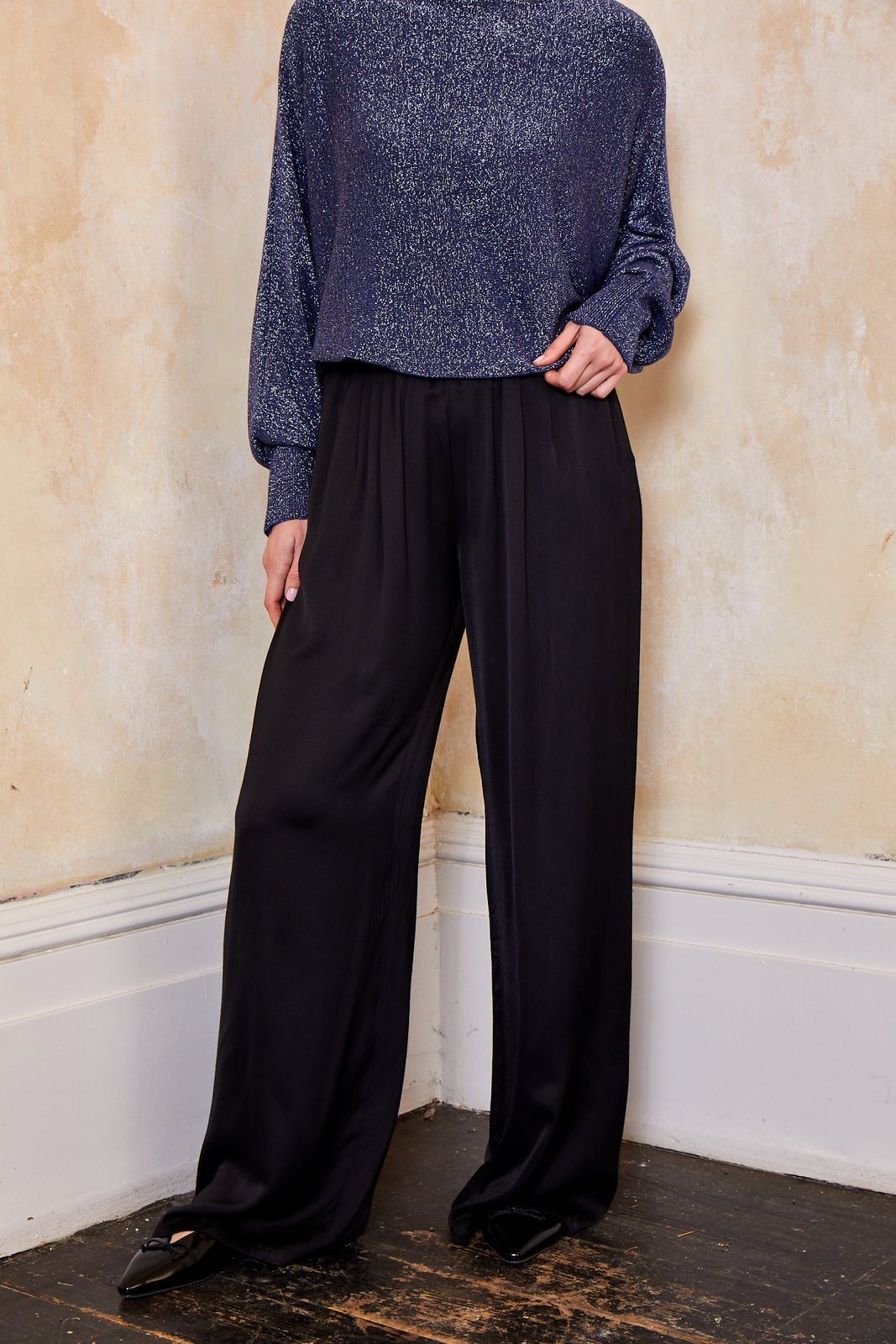 Shirley Satin Palazzo Pants