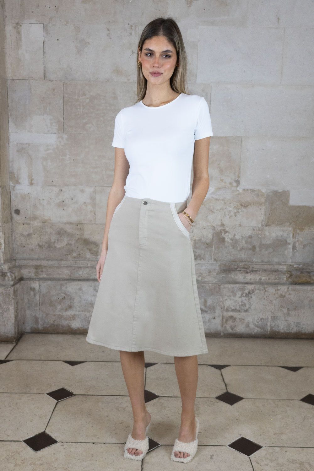 Lucie Denim Skirt