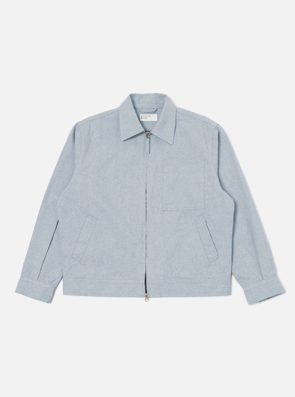 Indigo Reworked Jean Cloth Rose Bowl Jacket