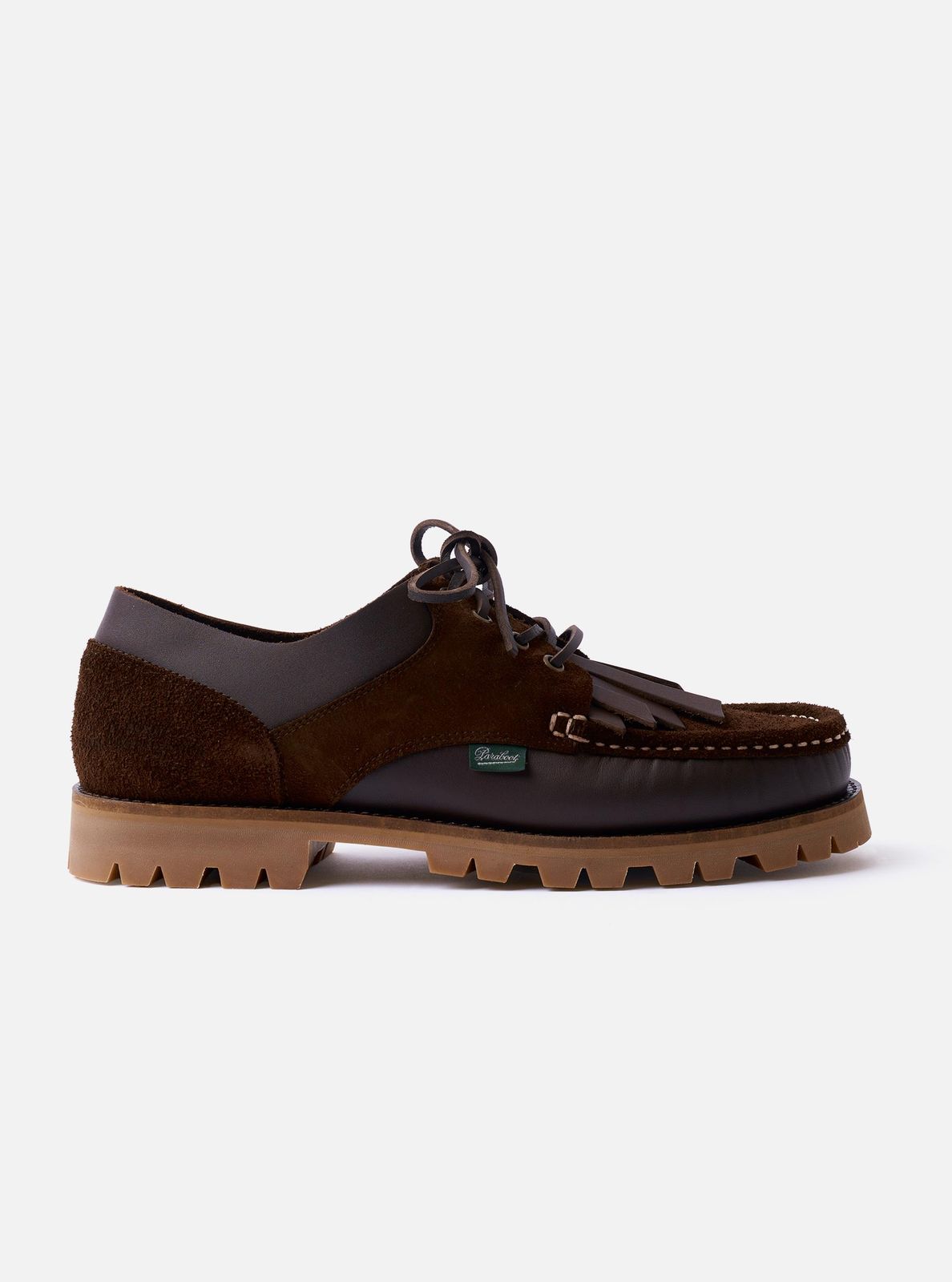 Paraboot x Universal Works Thiers/Jannu in Café Leather/Suede