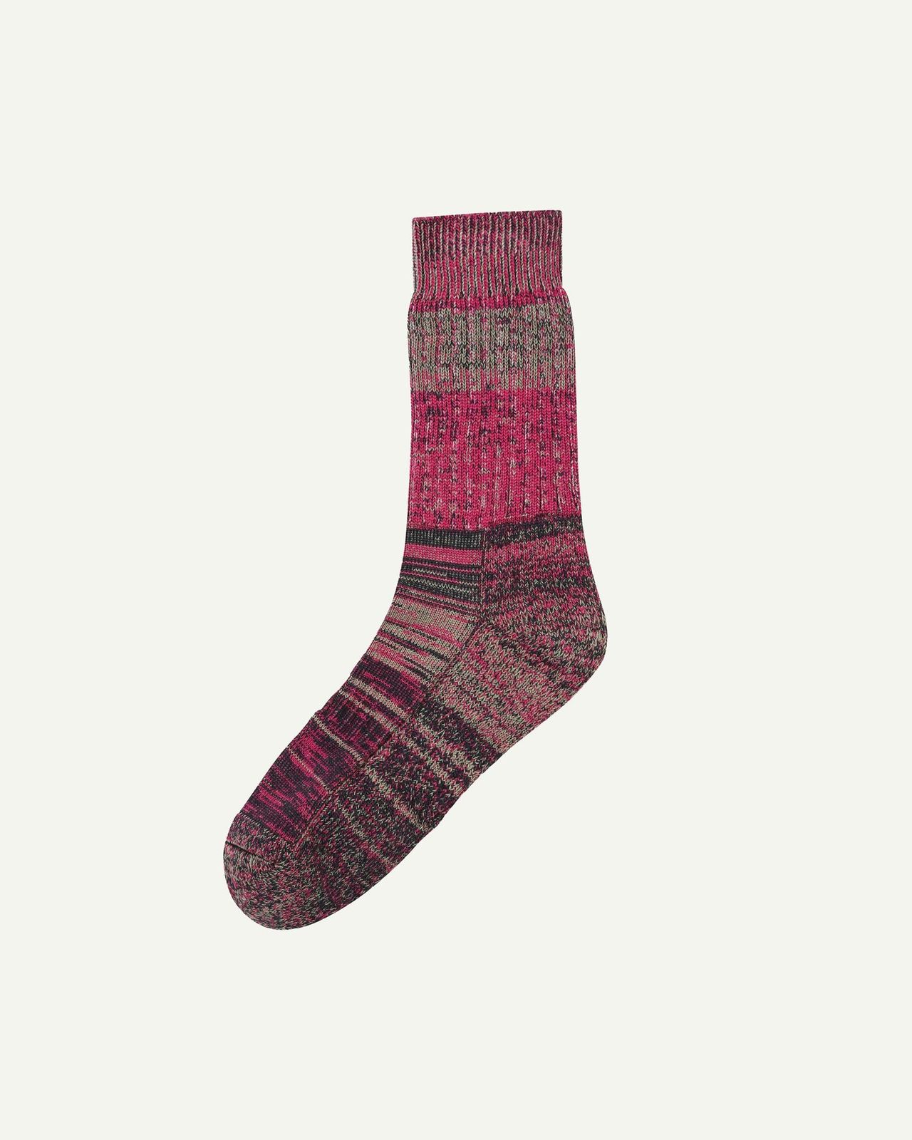 4006 Colour Fuzz Socks - violet mix