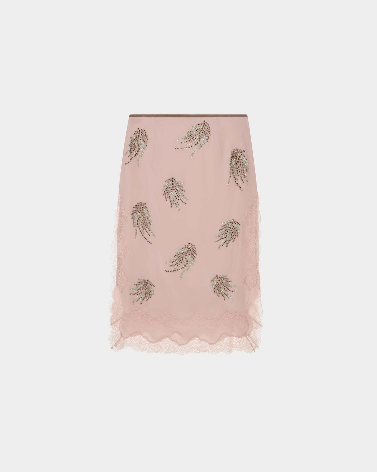 Liri Midi Skirt in Satin