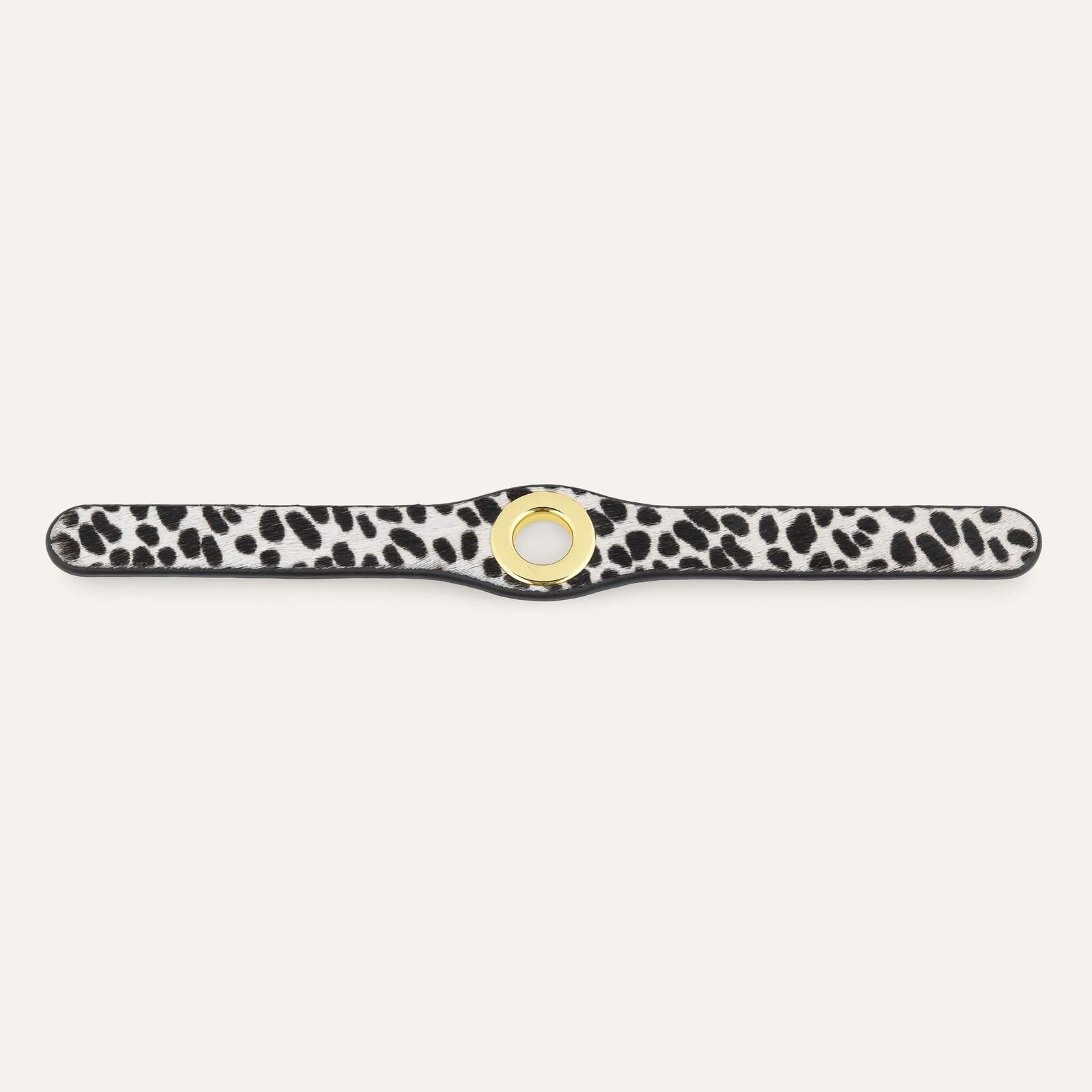 Deco Popper | Dalmatian with Gold hardware