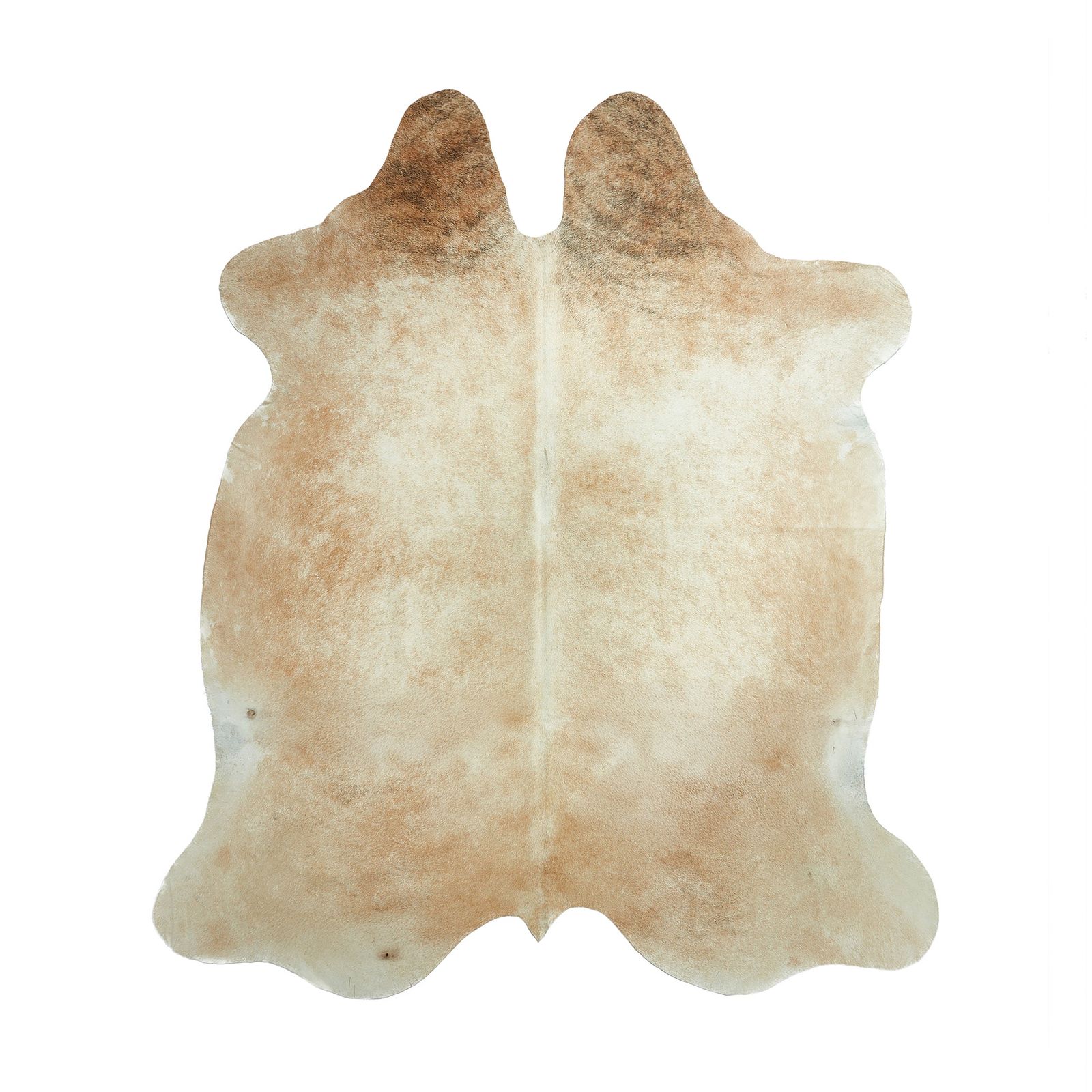 Cowhide Rug - Light Beige & White (220cm x 200cm)