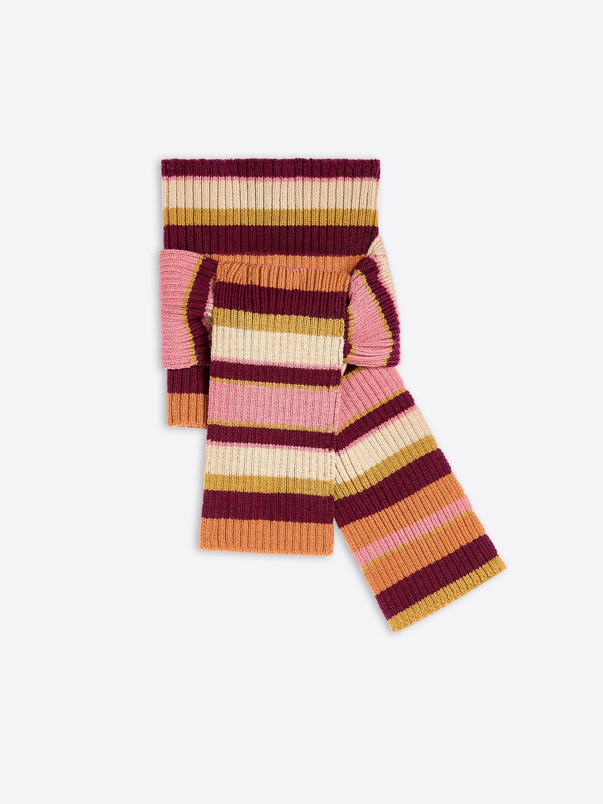 Wool turtleneck scarf