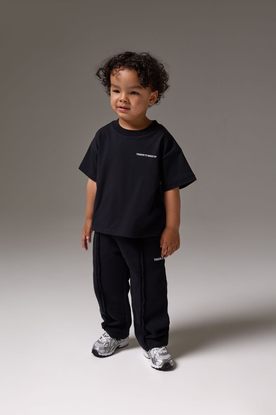 KIDS COPYRIGHT JOGGERS - BLACK