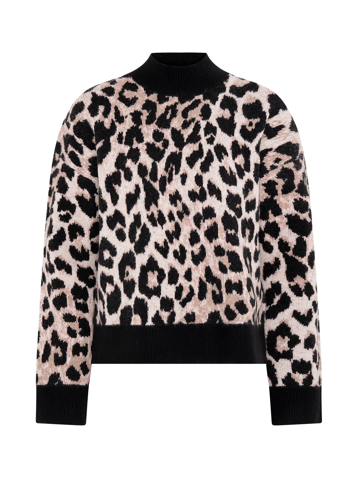 Misha Fluffy Jumper In Cheetah