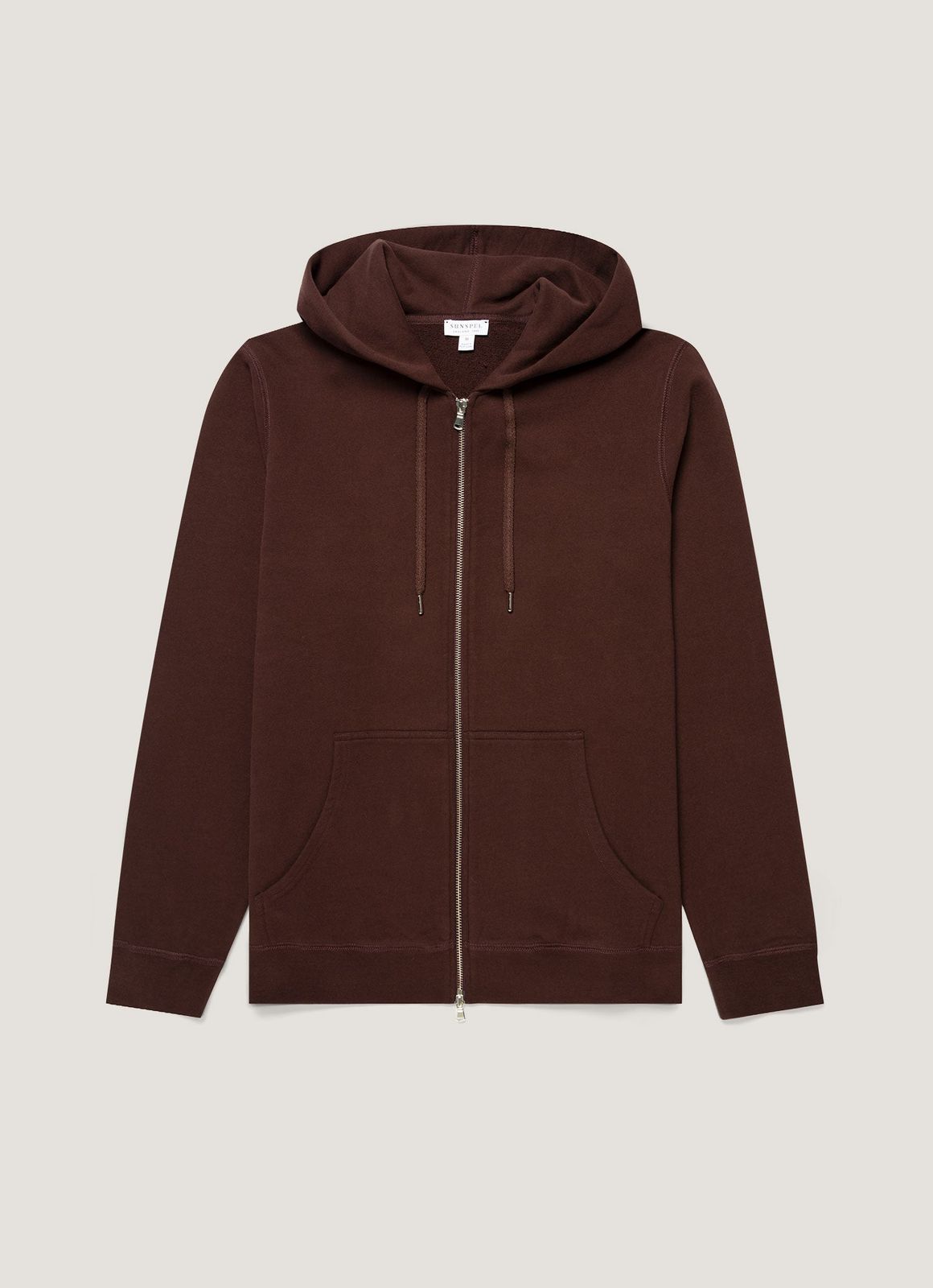 Men's Loopback Zip Hoodie in Bakelite
