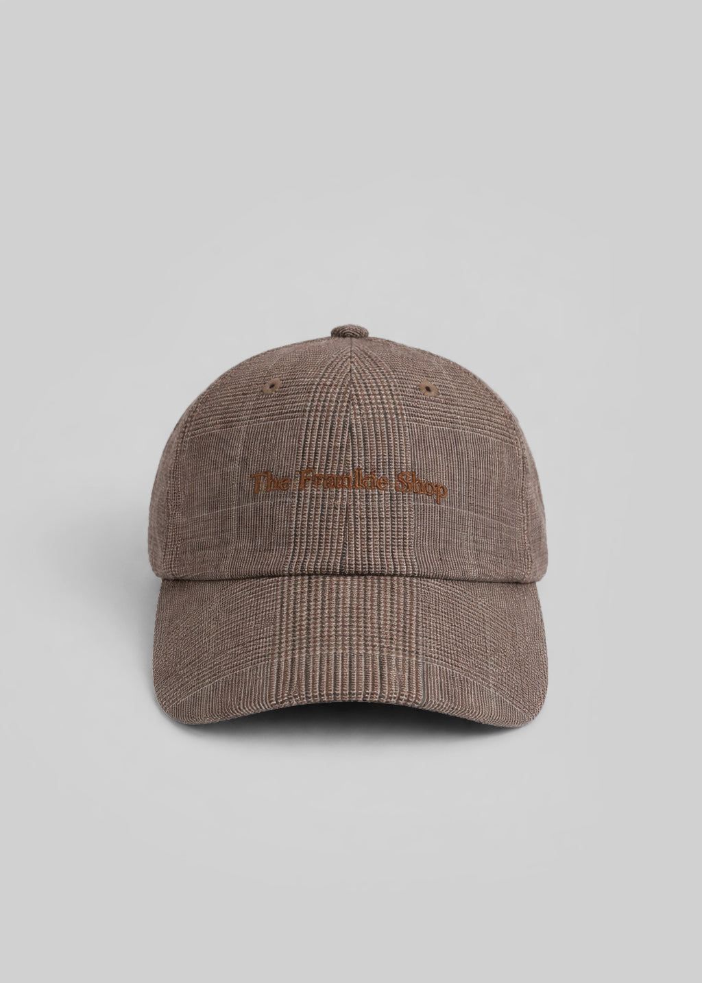 Frankie Baseball Cap - Brown Glen Plaid