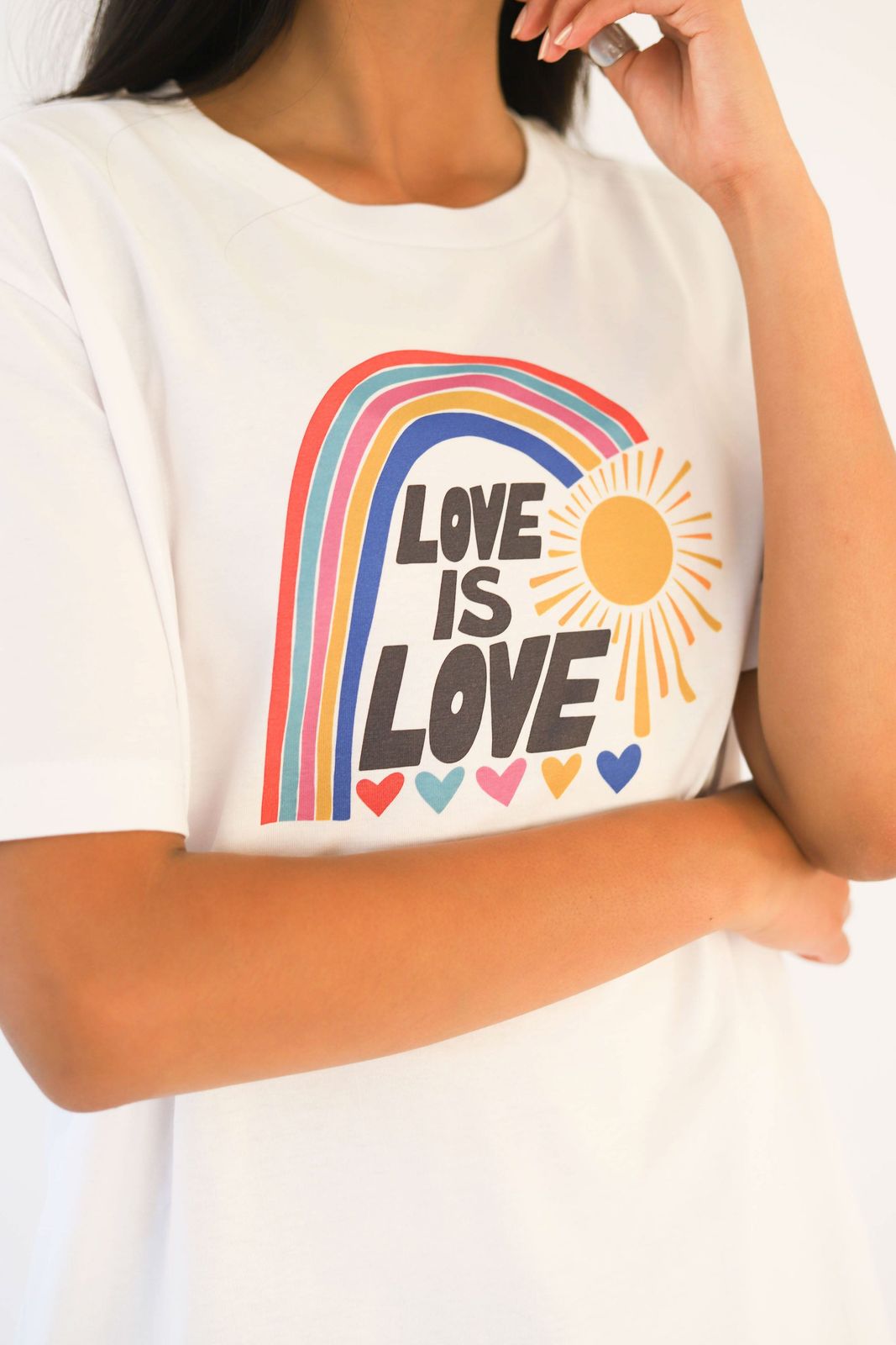Love is Love | 100% Organic Cotton T-Shirt | White